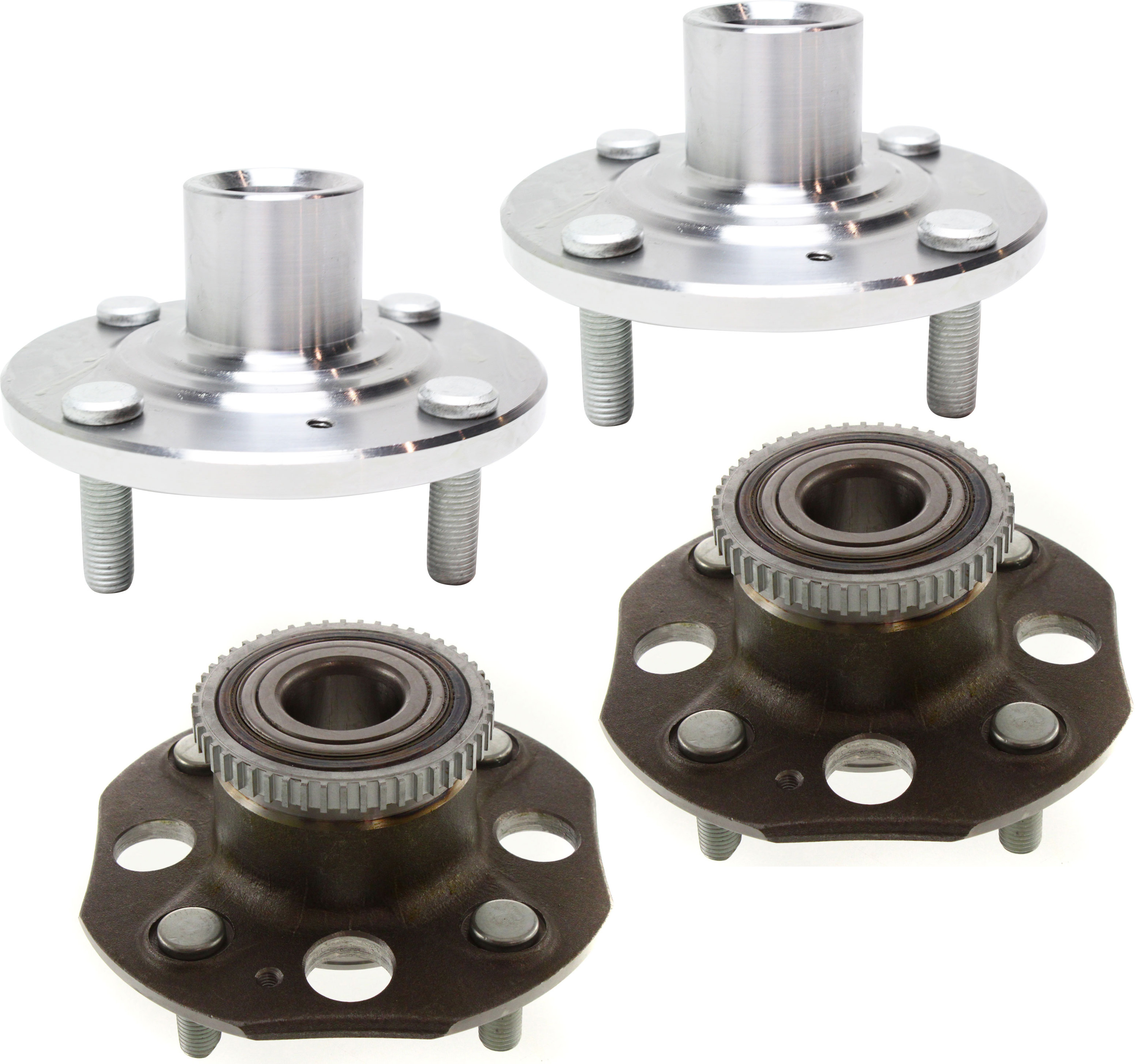 AM ACCORD 98-02 FRONT AND REAR HUB ASSEMBLY RH AND LH SKU SET REPH283708-4 OEM 102089-512178-516162-712178-73