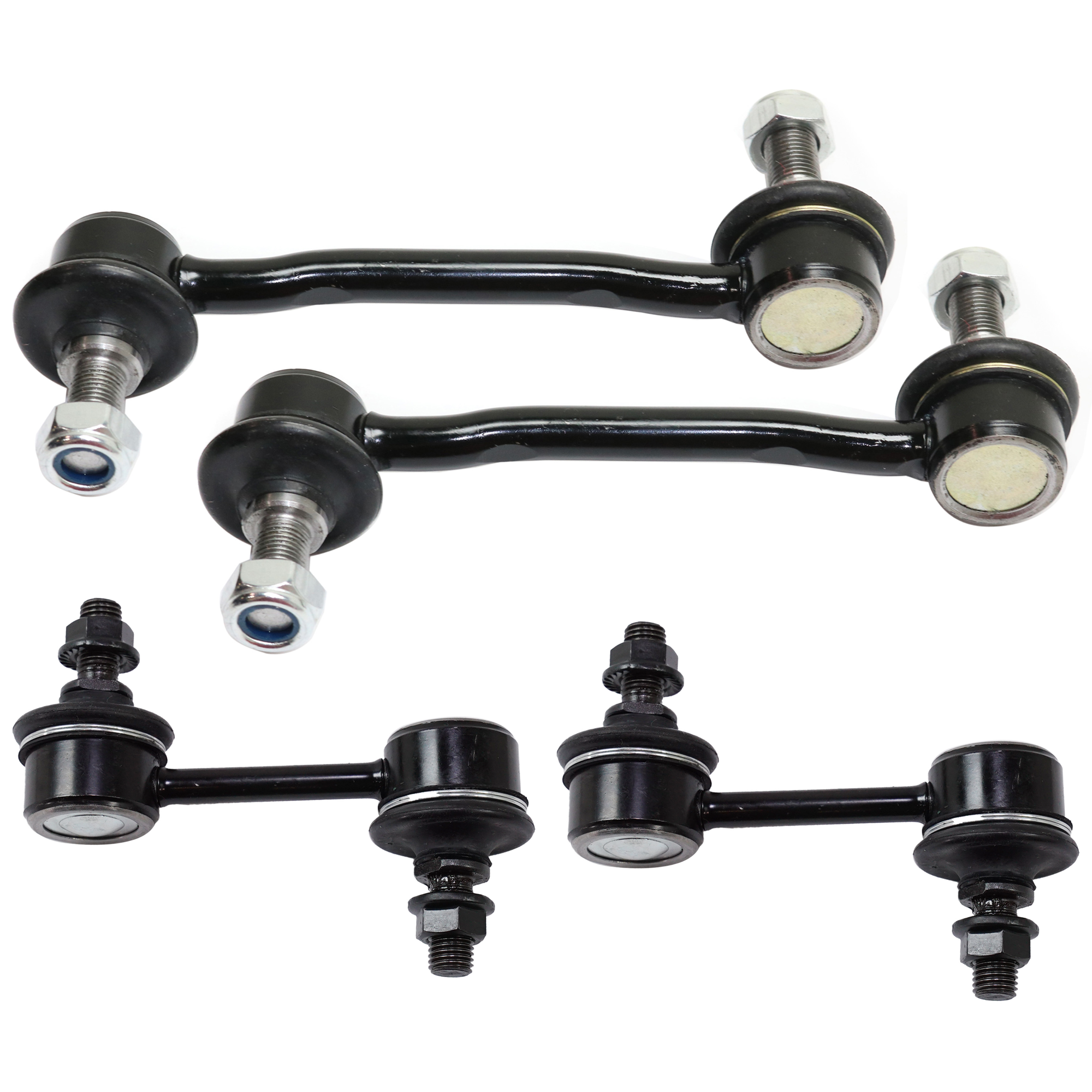 AM AZERA 06-11 SONATA 06-10 FRONT AND REAR SWAY BAR LINK RH AND LH Set of 4 SKU SET REPH286817-4 OEM 101-534-818-809-492-000-000-000-000