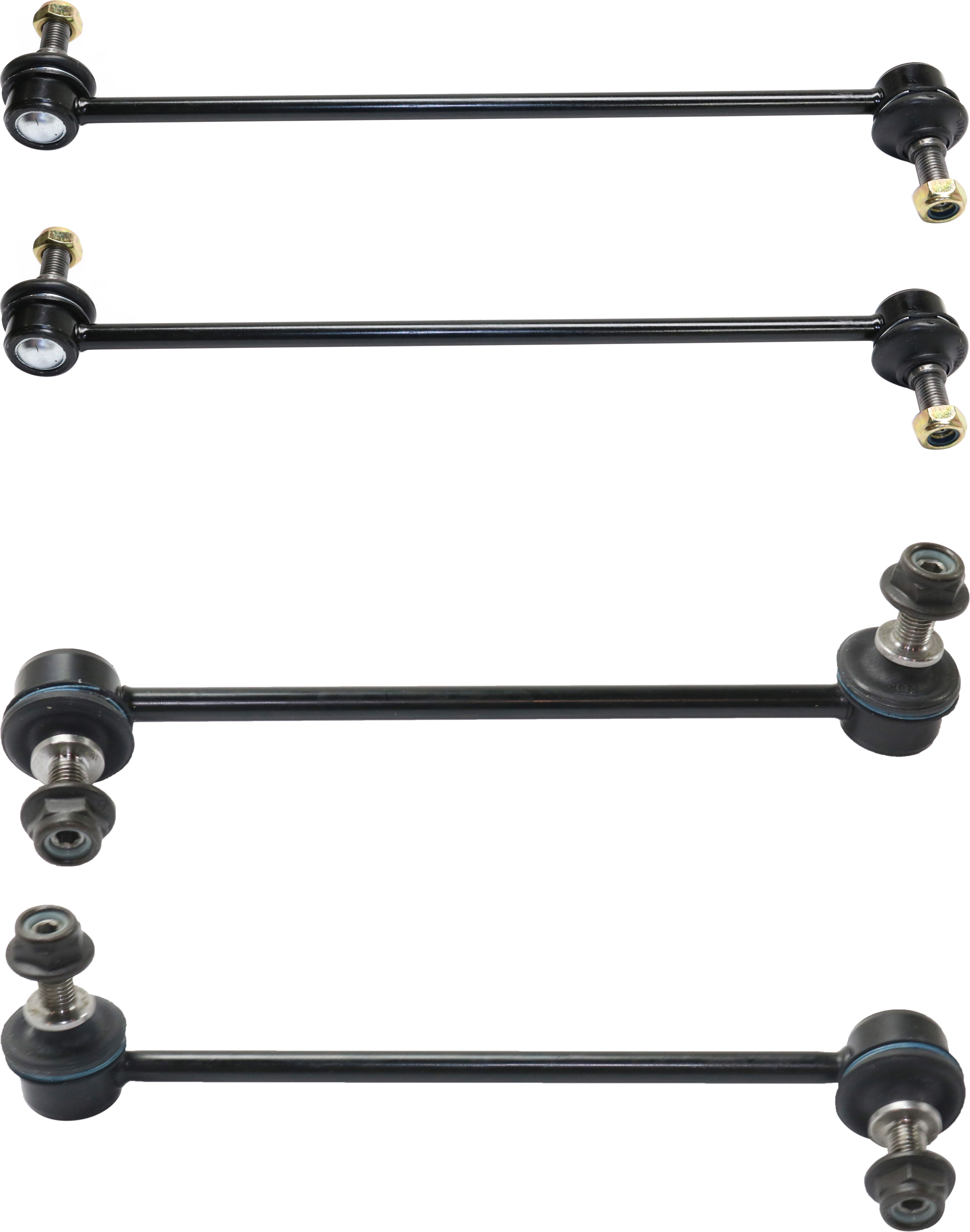 AM RIDGELINE 06-14 FRONT AND REAR SWAY BAR LINK RH AND LH Set of 4 SKU SET REPH286818-4 OEM 1016389-2653057-5451771-187500
