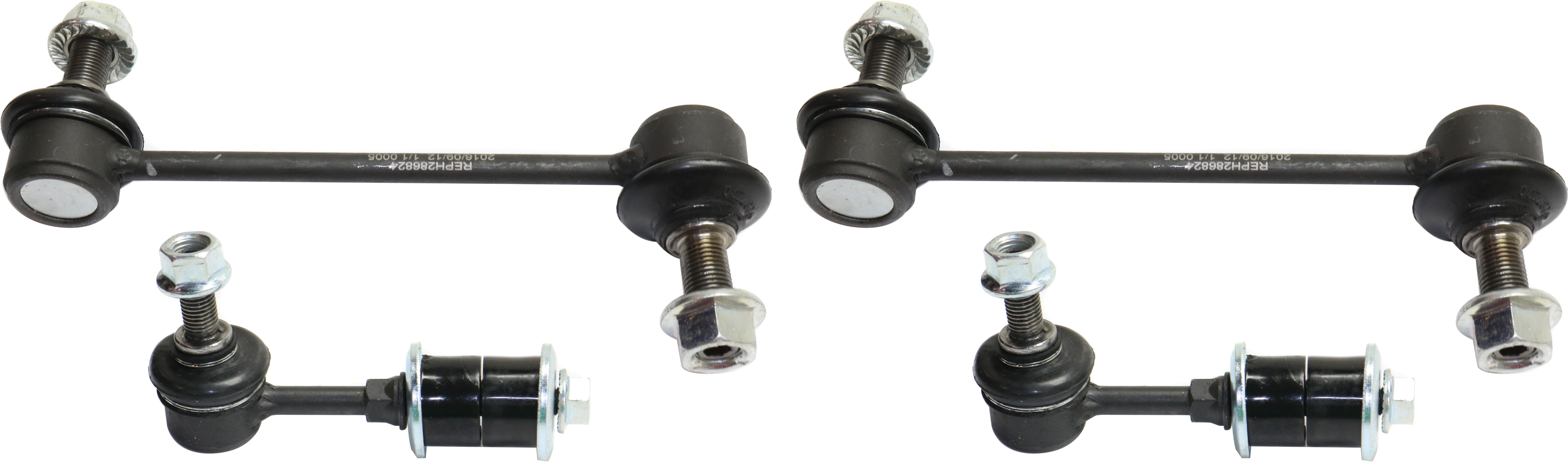 AM PRELUDE 97-01 FRONT AND REAR SWAY BAR LINK RH AND LH SKU SET REPH286823-4 OEM 1014622-2651502-5451293-45G029