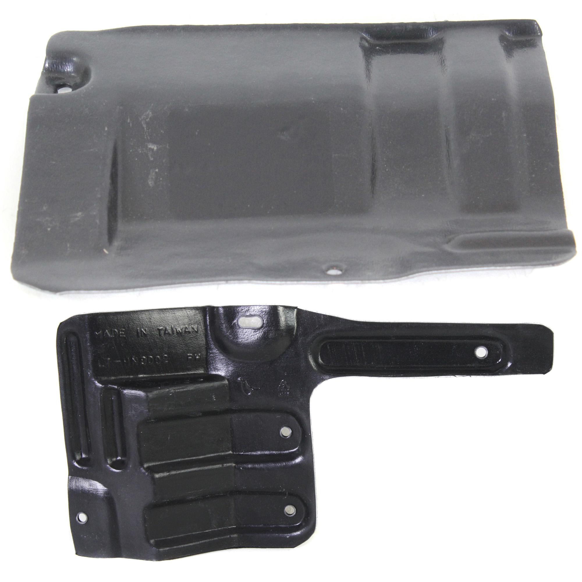 AM ELANTRA 01-06 TIBURON 03-08 FRONT ENGINE SPLASH SHIELD RH AND LH SKU SET REPH310130 Partslink HY1228112 HY1228113 OEM 291102D000-291102D100