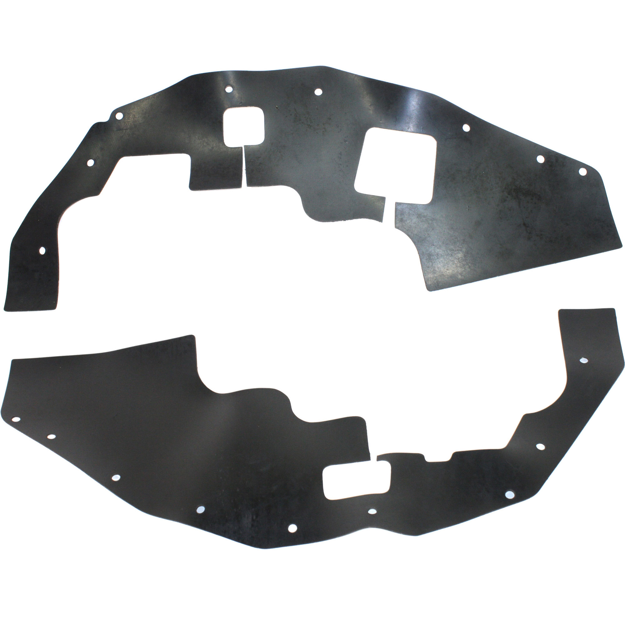 AM AMIGO 98-00 RODEO 00-04 ENGINE SPLASH SHIELD RH AND LH Under Cover SKU SET REPH310134 Partslink HO1251113 HO1250113 OEM 89-722-252-318-972-200-000