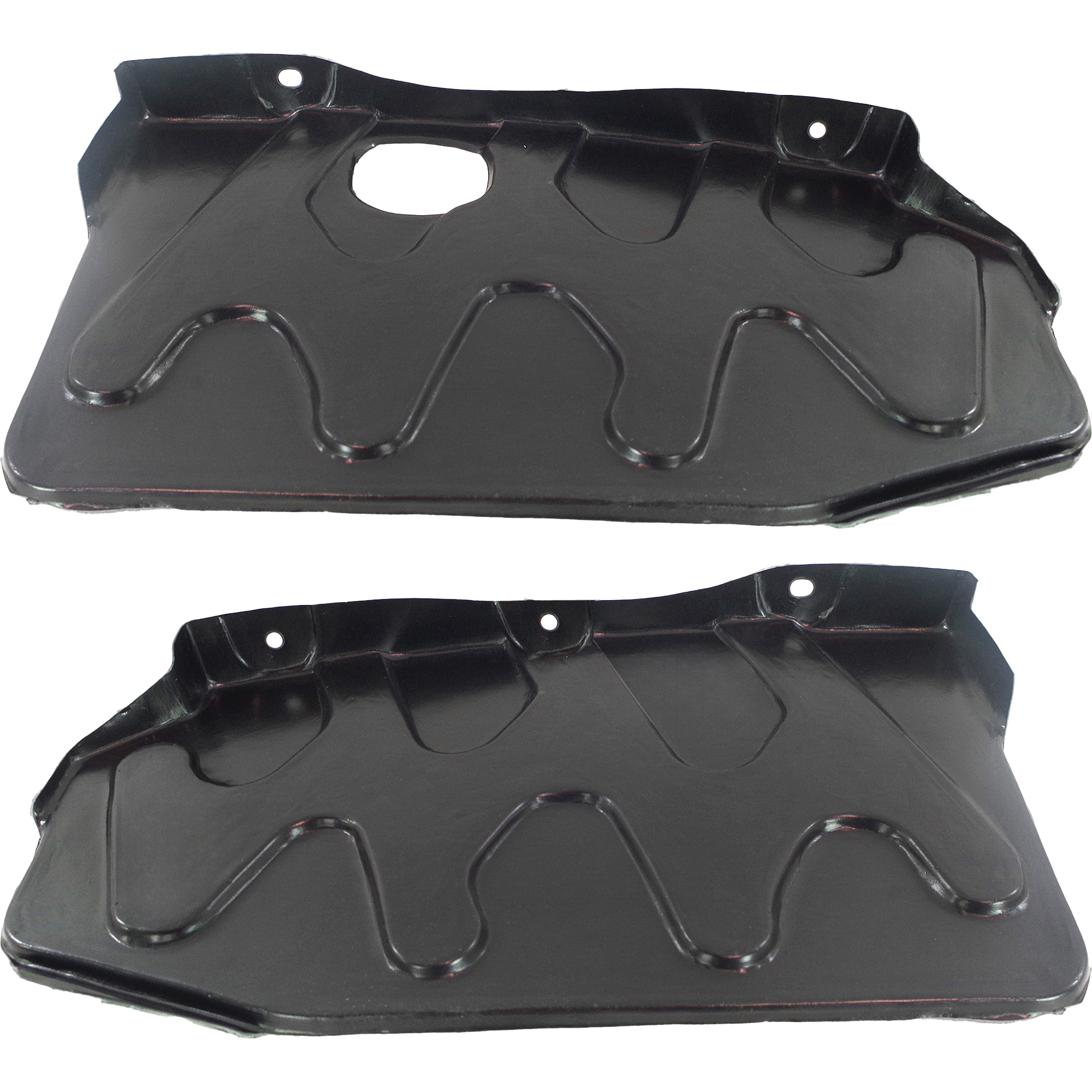 AM SANTA FE 13-18 SORENTO 14-15 ENGINE SPLASH SHIELD Under Cover RH and LH SKU SET REPH310185 Partslink HY1228181 HY1228182 OEM 291202W800-291204Z000-291302W8