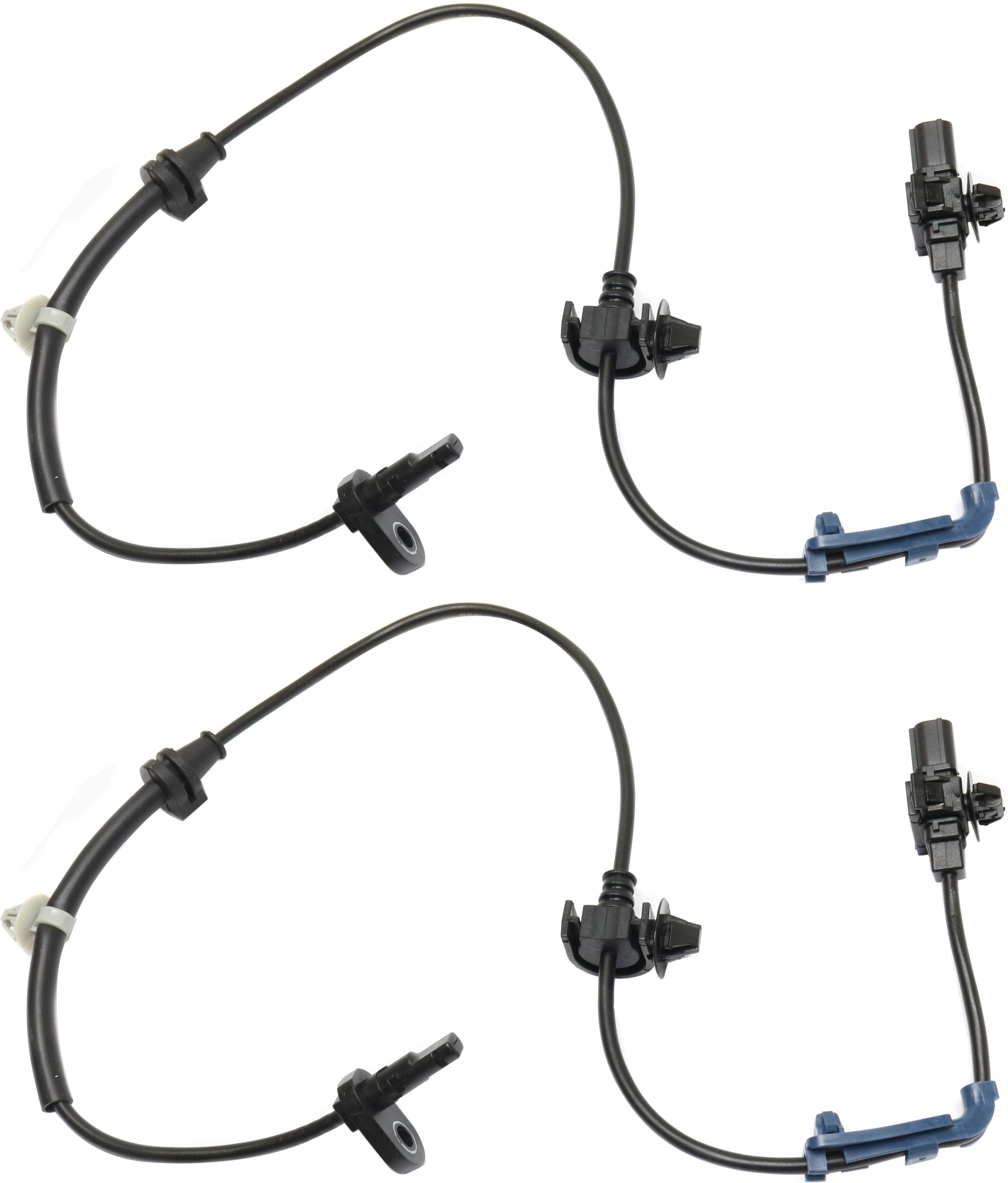 AM CR V 07-11 FRONT ABS SPEED SENSOR RH AND LH 2 Male Terminals Blade Type Wheel Mounted Japan Built Vehicle SKU SET REPH310837 OEM 57455SWA003-71545-532066-72674