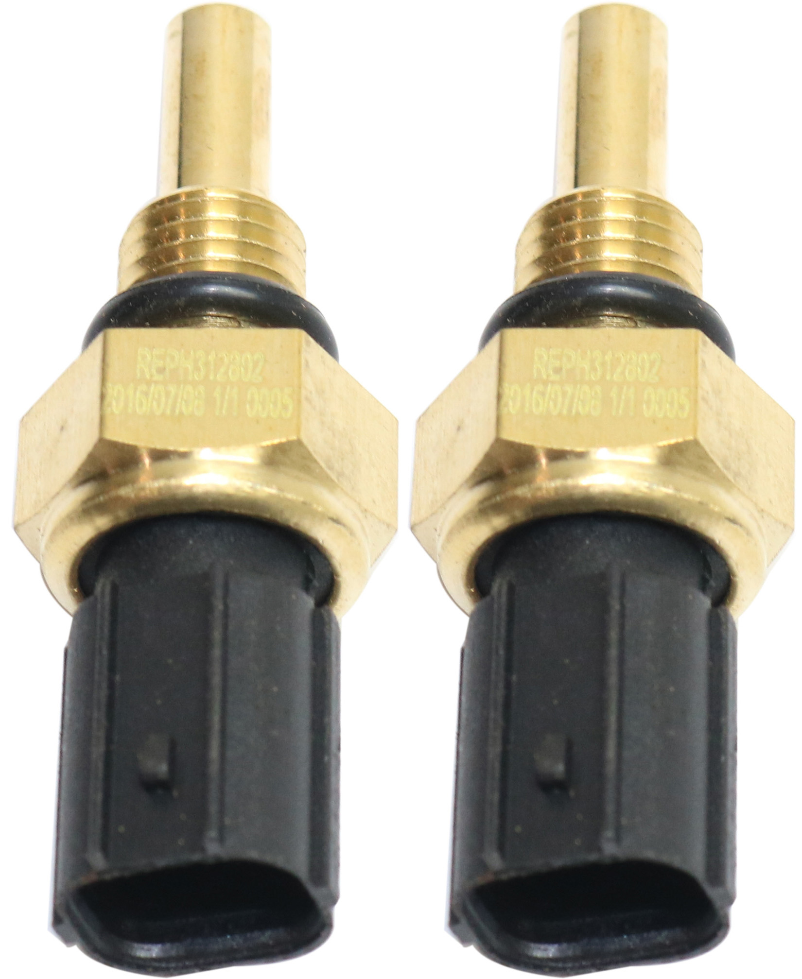 AM RSX CR V 02-06 CIVIC 02-11 WATER TEMPERATURE SENDING UNIT Set of 2-2 Male Terminals SKU SET REPH312802-2 OEM 4159-37867-73970-74159-93006-1