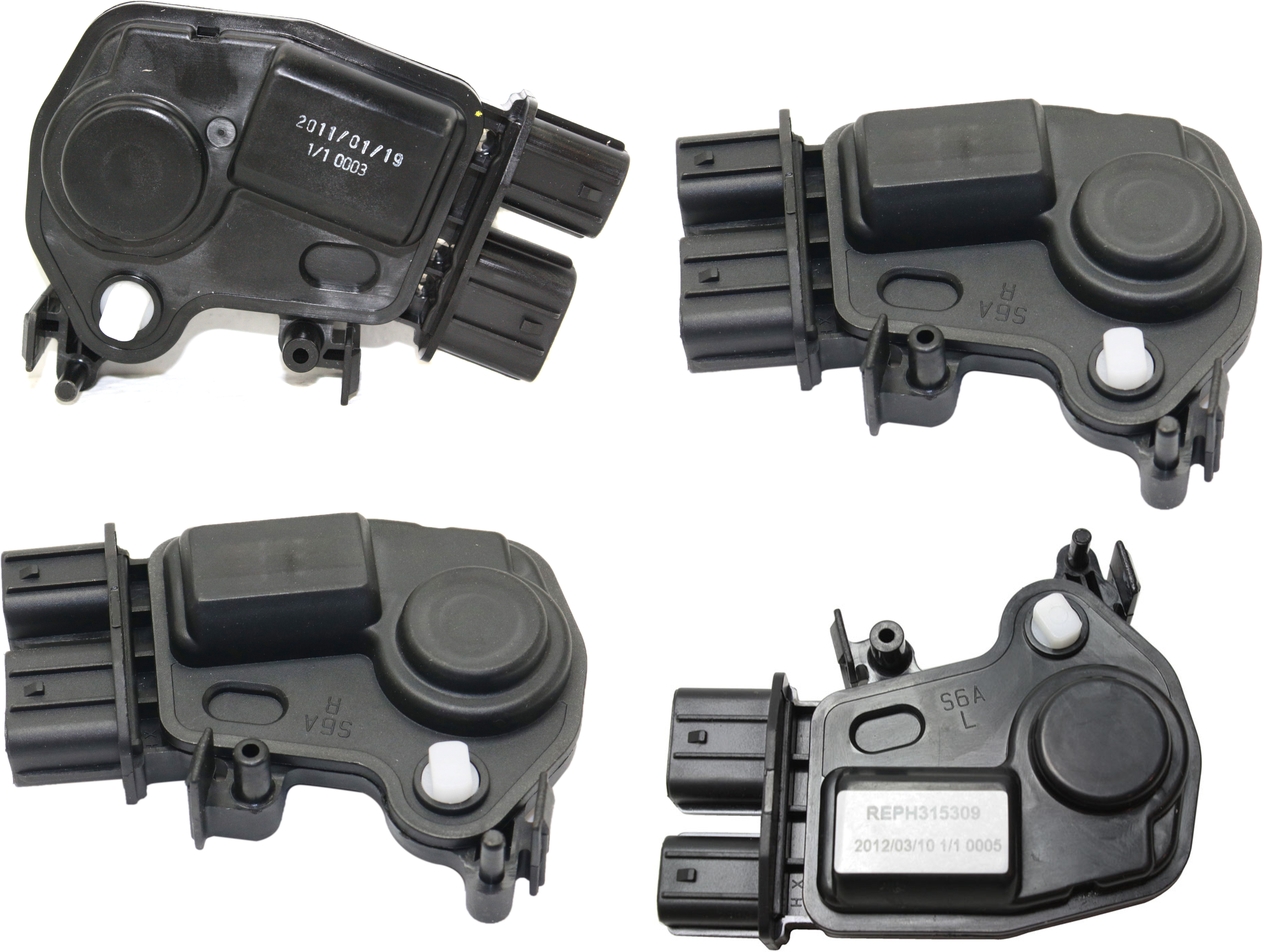 AM CR V 02-06 FRONT AND REAR DOOR LOCK ACTUATOR RH AND LH SKU SET REPH315301-4 OEM 72155S5PA11-72115S6AJ11-72155S