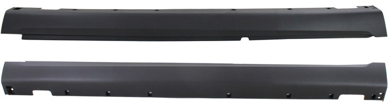 AM SANTA FE 10-12 ROCKER PANEL MOLDING RH AND LH Textured Black SKU SET REPH430507 Partslink HY1607103 HY1606103 OEM 877200W200-877100W200