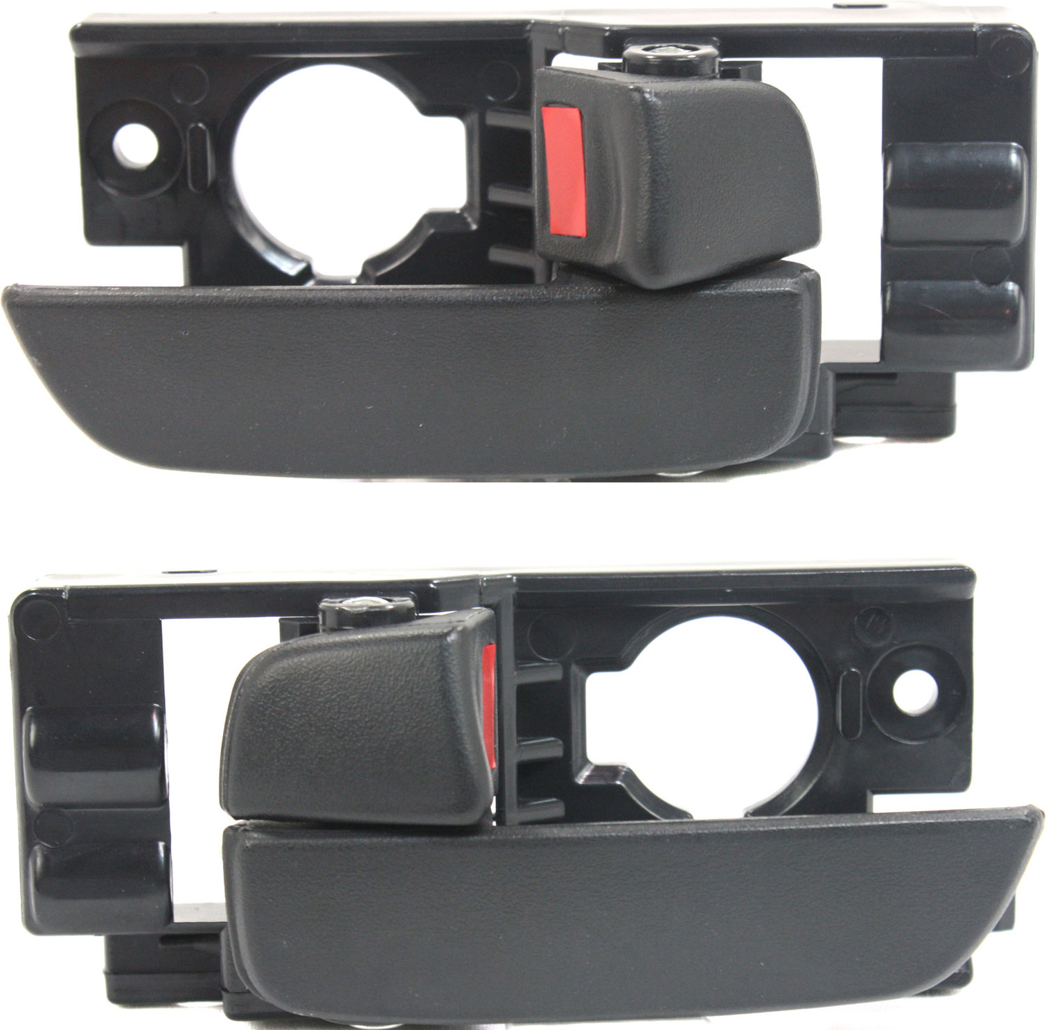 AM ACCENT 06-11 FRONT INTERIOR DOOR HANDLE RH AND LH Black SKU SET REPH462113 Partslink HY1353115 HY1352115 OEM 826201E020WK 826101E020WK