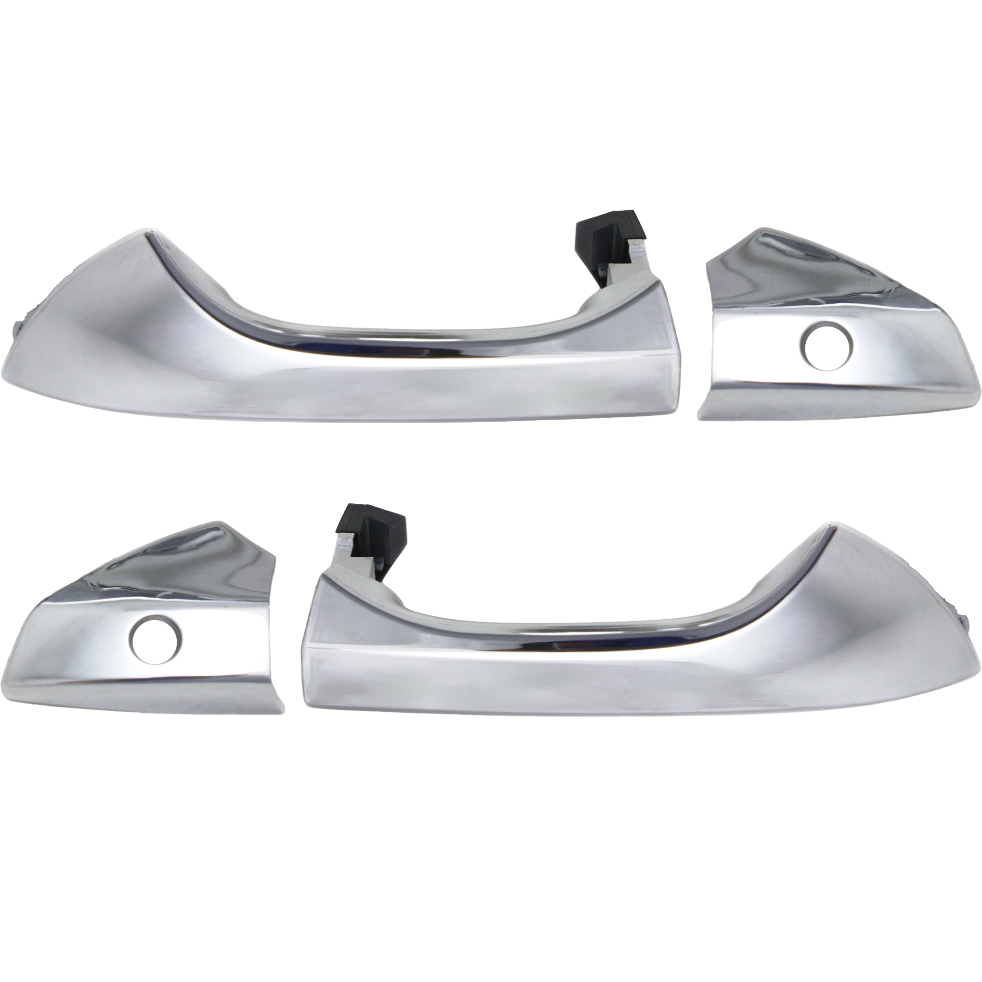 AM ACCORD 08-12 FRONT EXTERIOR DOOR HANDLE RH AND LH Chrome w Keyhole USA Japan Built Sdn Cpe SKU SET REPH462145C Partslink FDH010192 OEM 72181TA5A11 Performance