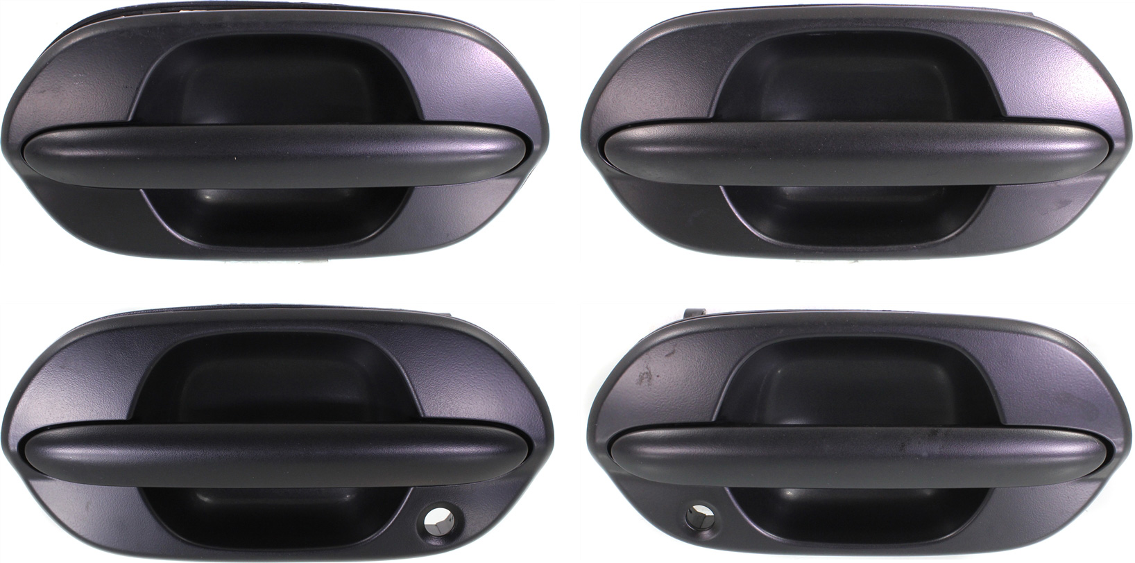 AM ODYSSEY 99-04 FRONT AND REAR EXTERIOR DOOR HANDLE RH AND LH Textured Black SKU SET REPH462169-4 Partslink FDH010198 HO1520118 HO1521118 OEM 72140S0XA03-72180S0XA03-72640S