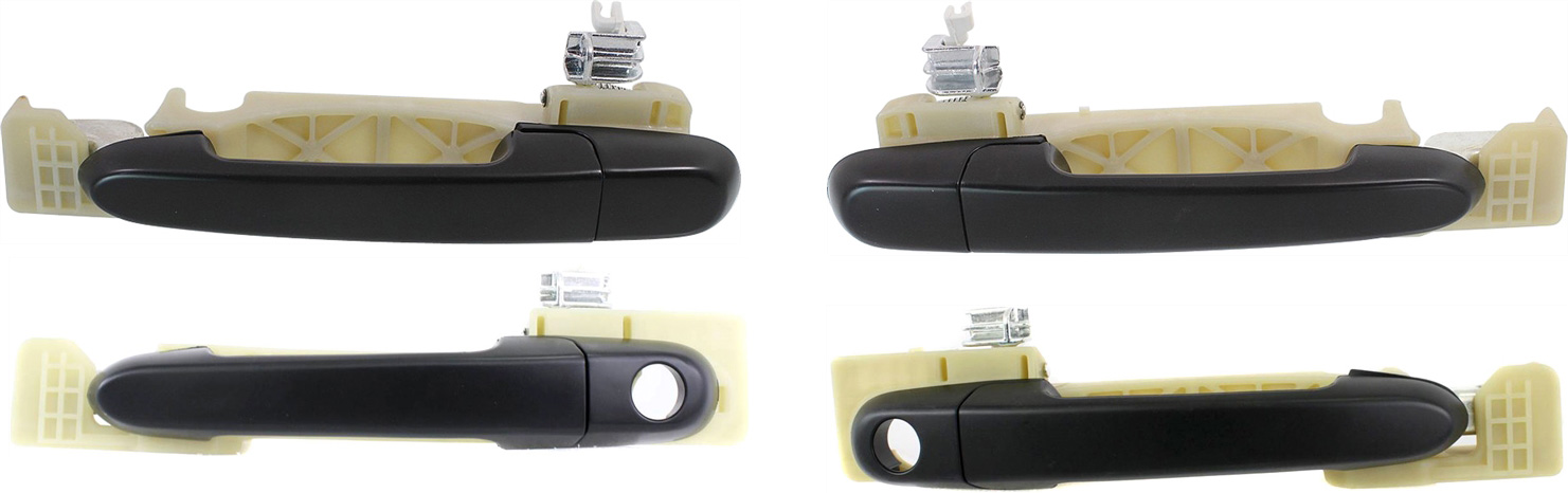 AM ACCENT 06-11 FRONT AND REAR DOOR HANDLE RH and LH Set of 4 Outside Primed SKU SET REPH462355-4 Partslink HY1311117 HY1310117 HY1521113 HY1520113 OEM 826601E050-826501E050-836601E0