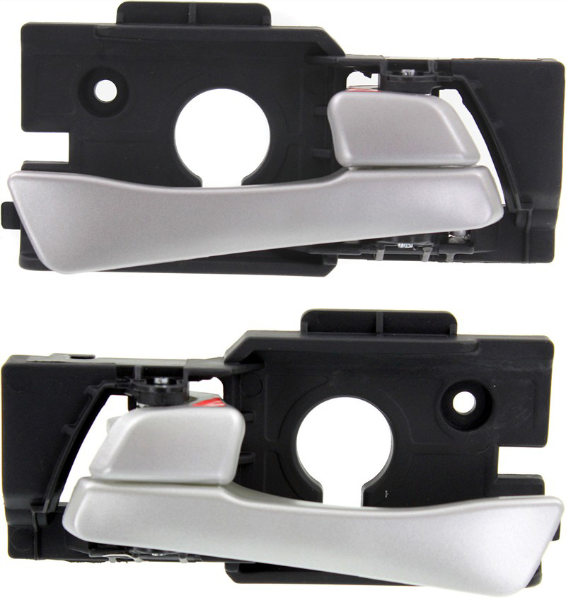 AM ACCENT 12-17 FRONT INTERIOR DOOR HANDLE RH AND LH High Gloss finish Silver Hatchback Sedan SKU SET REPH462357 Partslink HY1353140 HY1352140 OEM 826201R000S4-826101R000S4