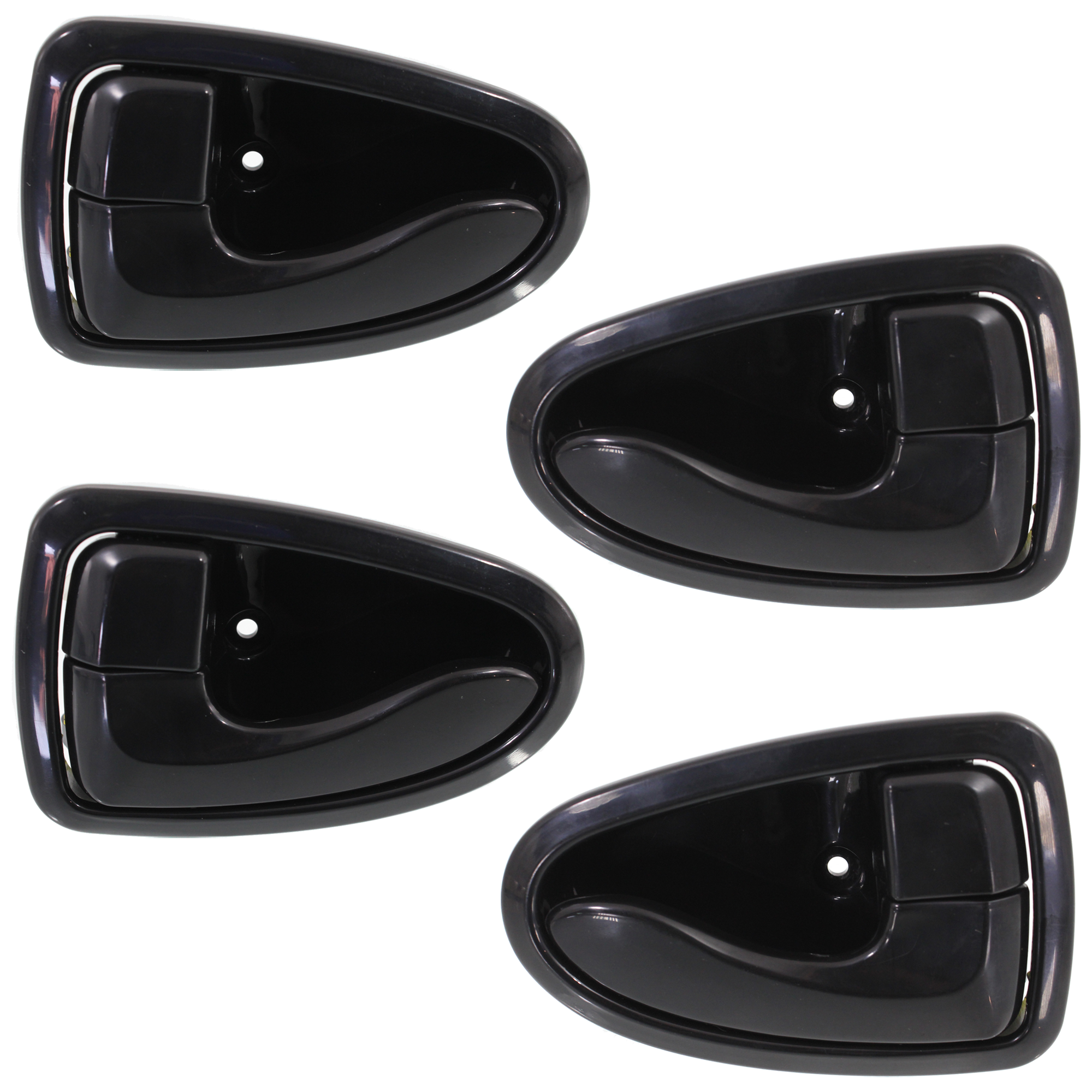 AM ACCENT 00-06 FRONT INTERIOR DOOR HANDLE RH AND LH Set of 4 Black =REAR SKU SET REPH462387-4 OEM 8261025000 PFM 8262025000