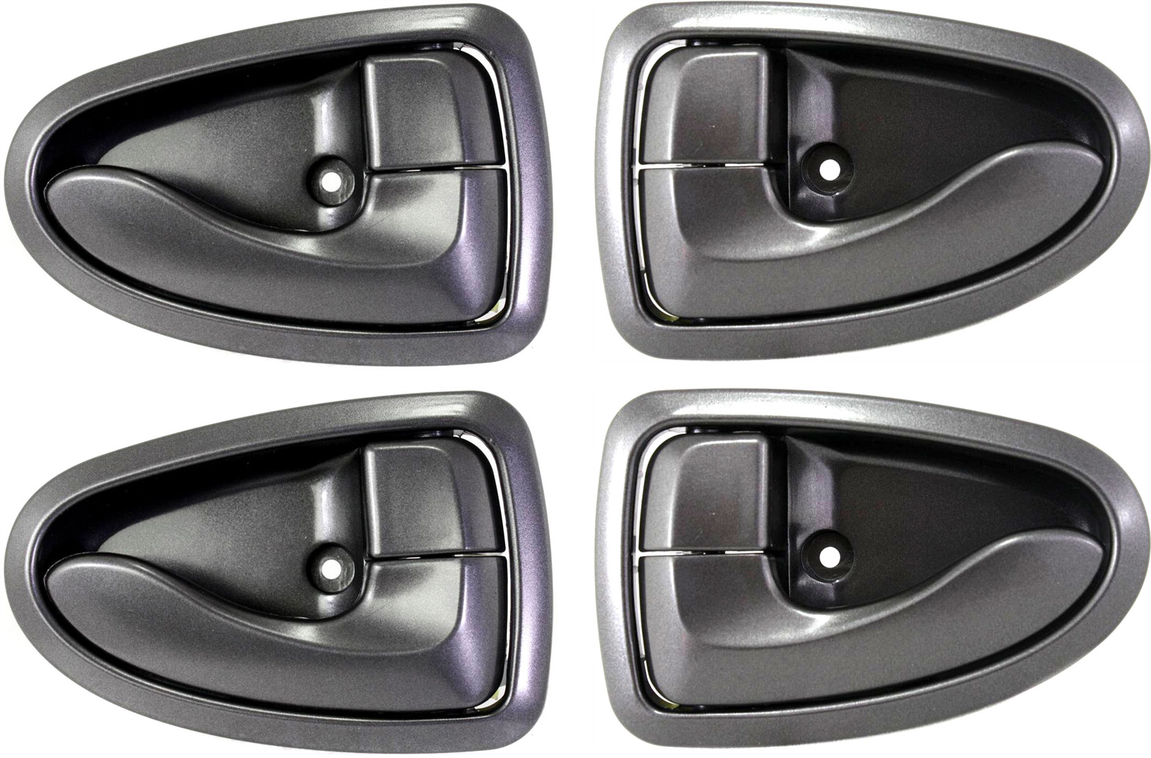 AM ACCENT 00-06 FRONT AND REAR DOOR HANDLE RH AND LH Inside Gray SKU SET REPH462389-4 Partslink HY1353112 HY1352112 OEM 8262025000YN 8261025000