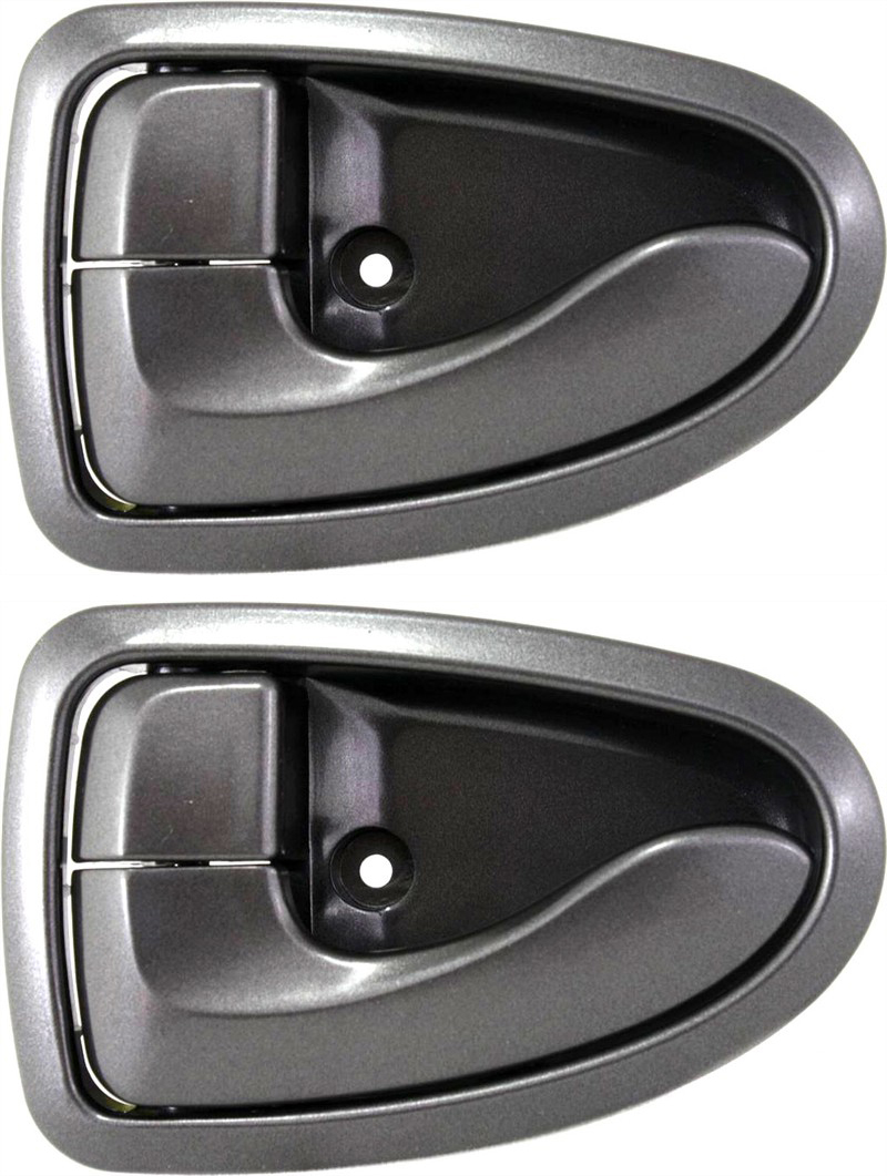 AM ACCENT 00-06 FRONT AND REAR INTERIOR DOOR HANDLE LH Gray Set of 2 SKU SET REPH462390-2 Partslink HY1352112 OEM 8261025000