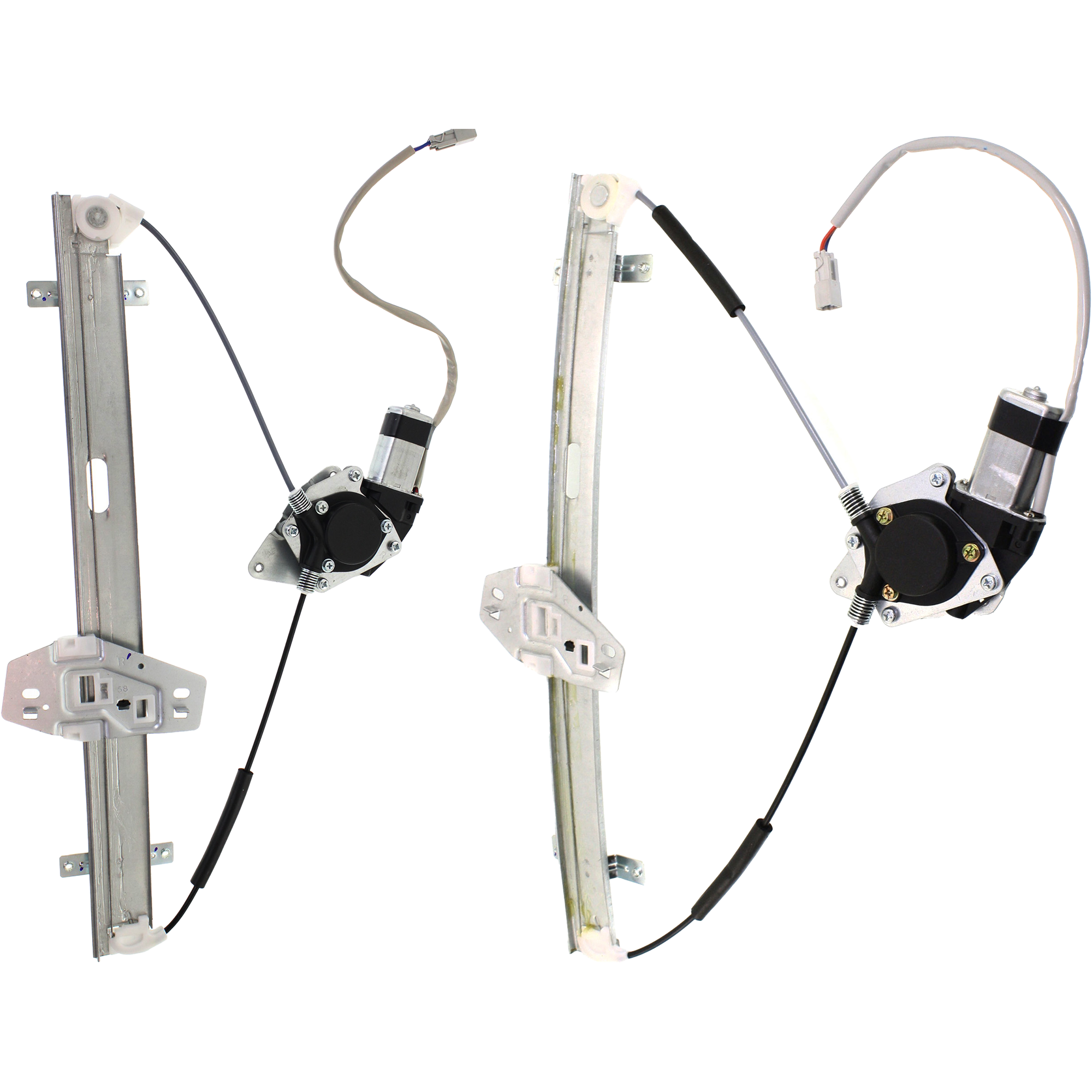 AM PILOT 03-08 FRONT AND REAR WINDOW REGULATOR RH Power w Motor SKU SET REPH462903-2R Partslink HO1351127 HO1551118 OEM 72210S9VA02-72710S9VA02