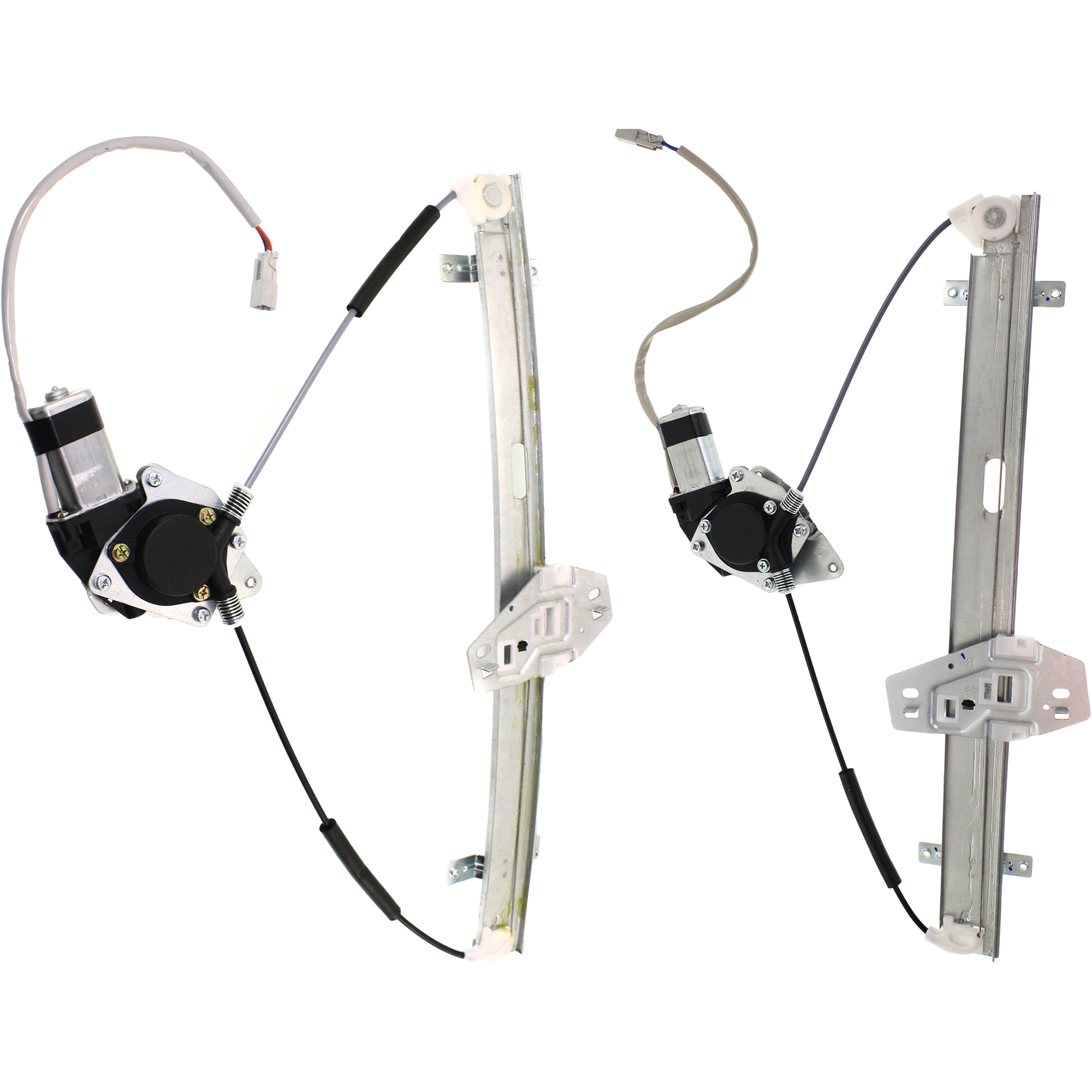 AM PILOT 03-08 FRONT AND REAR WINDOW REGULATOR LH Power w Motor SKU SET REPH462904-2L Partslink HO1350127 HO1550118 OEM 72250S9VA02-72750S9VA02