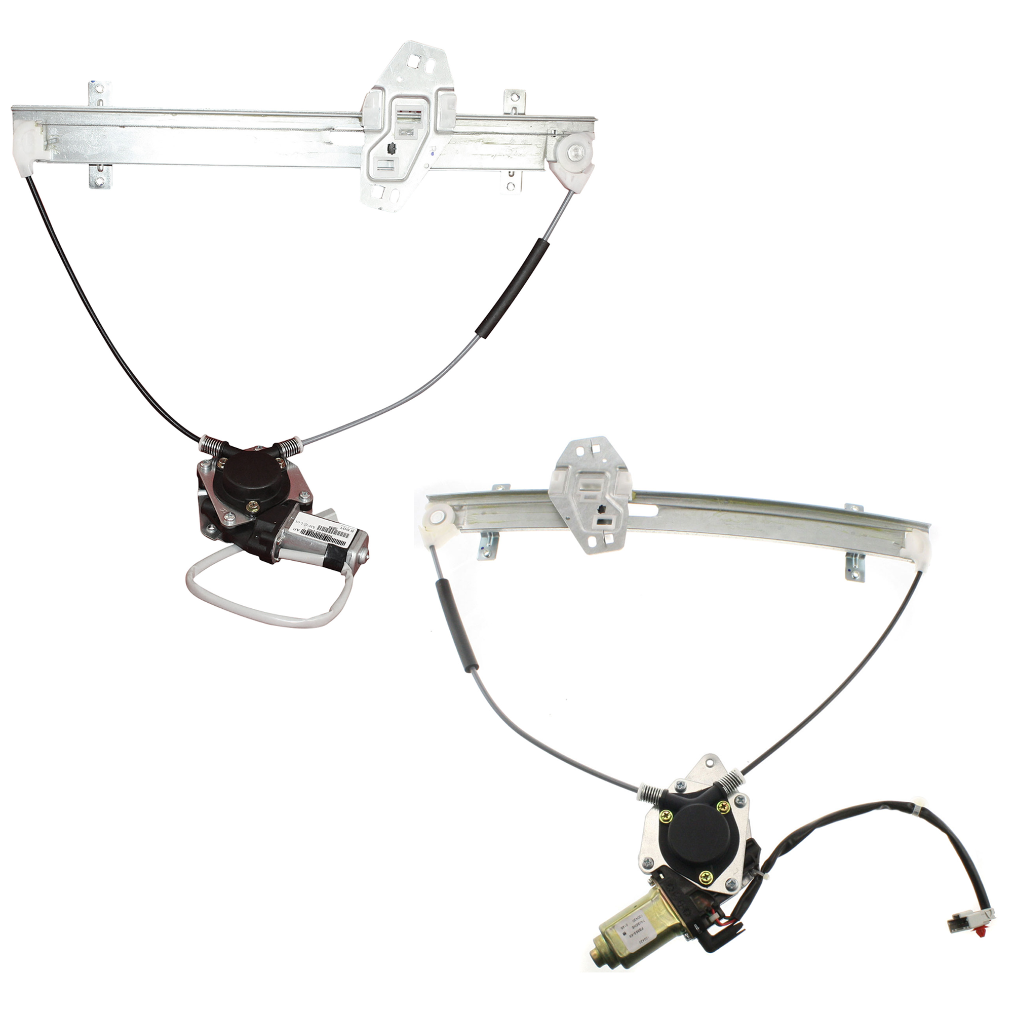 AM CIVIC 01-05 FRONT WINDOW REGULATOR RH AND LH Power w Motor Coupe Exc. Si Models SKU SET REPH462905 Partslink HO1351124 HO1350124 OEM 72210S5PA03-72250S5PA03