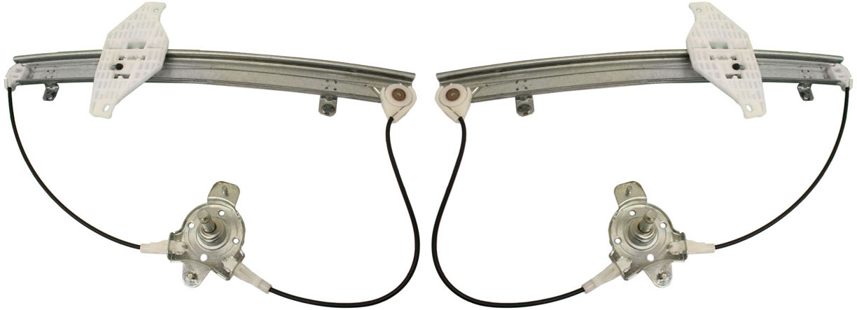 AM ACCENT 00-06 FRONT WINDOW REGULATOR RH AND LH Manual SKU SET REPH462907 Partslink HY1351114 HY1350114 OEM 8240225200-8240125200