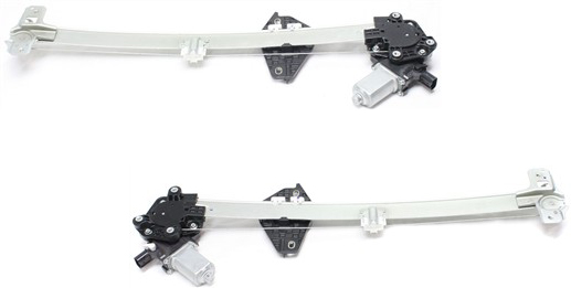AM CR V 07-11 FRONT WINDOW REGULATOR RH AND LH Power w Motor SKU SET REPH462955 Partslink HO1351150 HO1350150 OEM 72210SWAA01-72250SWAA01