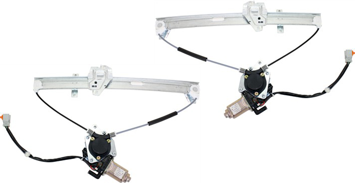 AM FIT 07-08 FRONT WINDOW REGULATOR RH AND LH Power w Motor SKU SET REPH462959 Partslink HO1351122 HO1350122 OEM 72210SAAG03-72250SAAG03