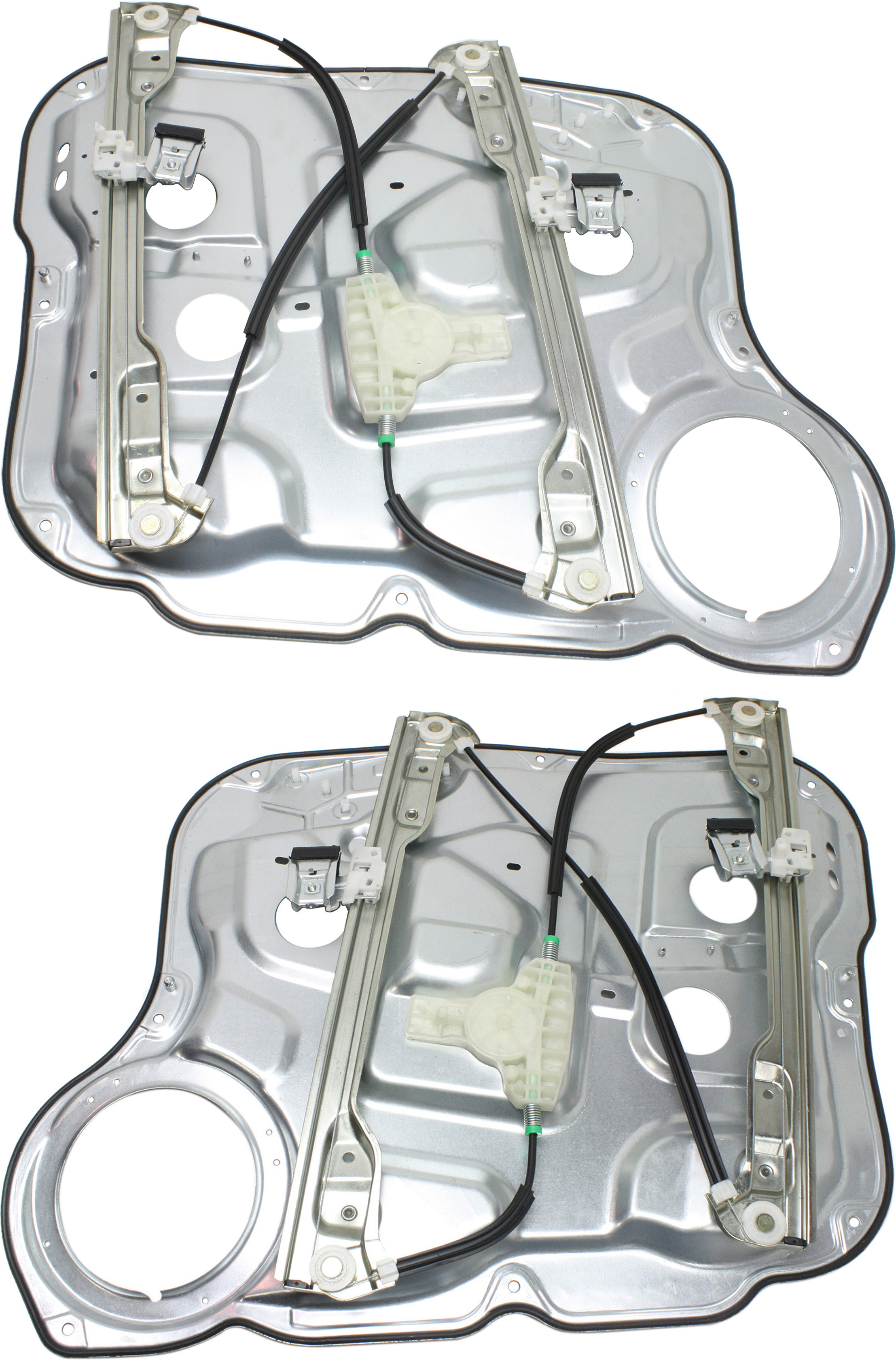 AM SANTA FE 07-09 FRONT WINDOW REGULATOR RH AND LH Carrier Module Power w o Motor SKU SET REPH462969 Partslink HY1351122 HY1350122 OEM 824812B000-824712B000