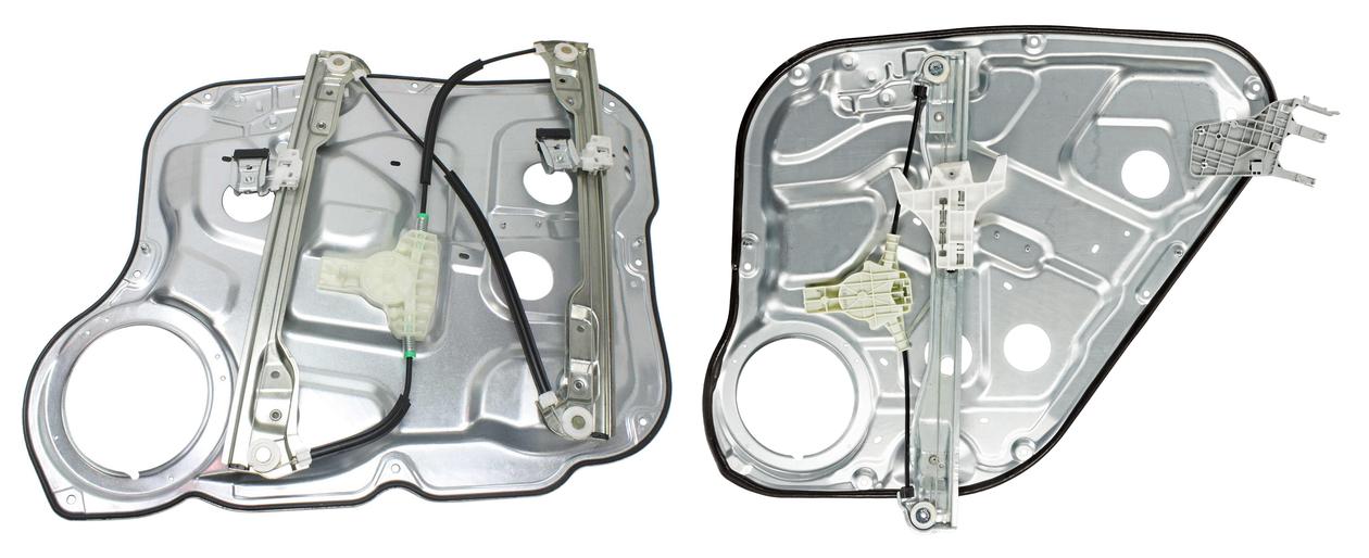 AM SANTA FE 07-09 FRONT AND REAR WINDOW REGULATOR LH Carrier Module Power w o Motor SKU SET REPH462970 Partslink HY1350122 OEM 824712B000-834712B000