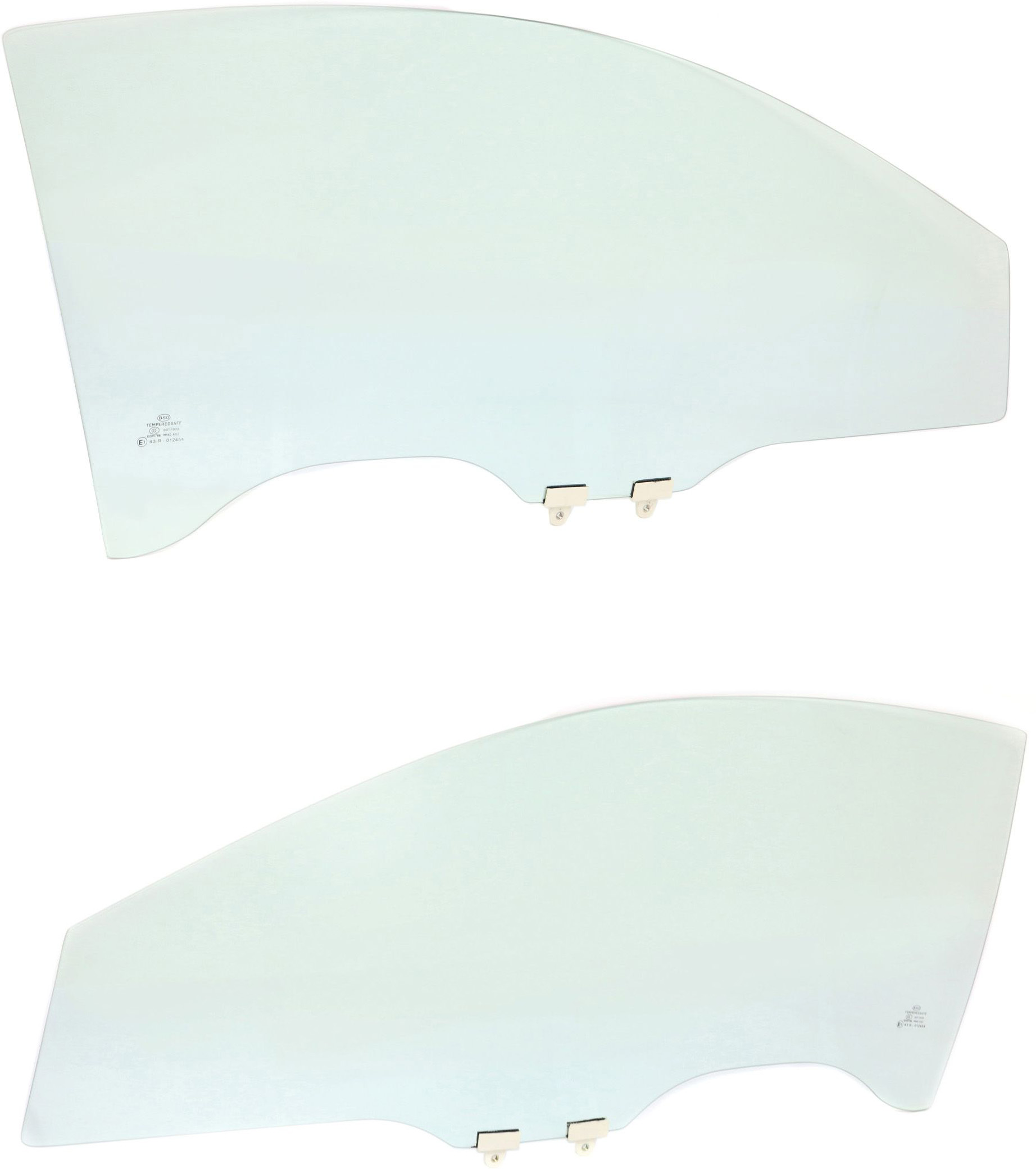 AM ACCORD 03-07 FRONT DOOR GLASS RH and LH Clear 2 Door SKU SET REPH480103 OEM 73300SDNA00 FD21826GTYN 73350S