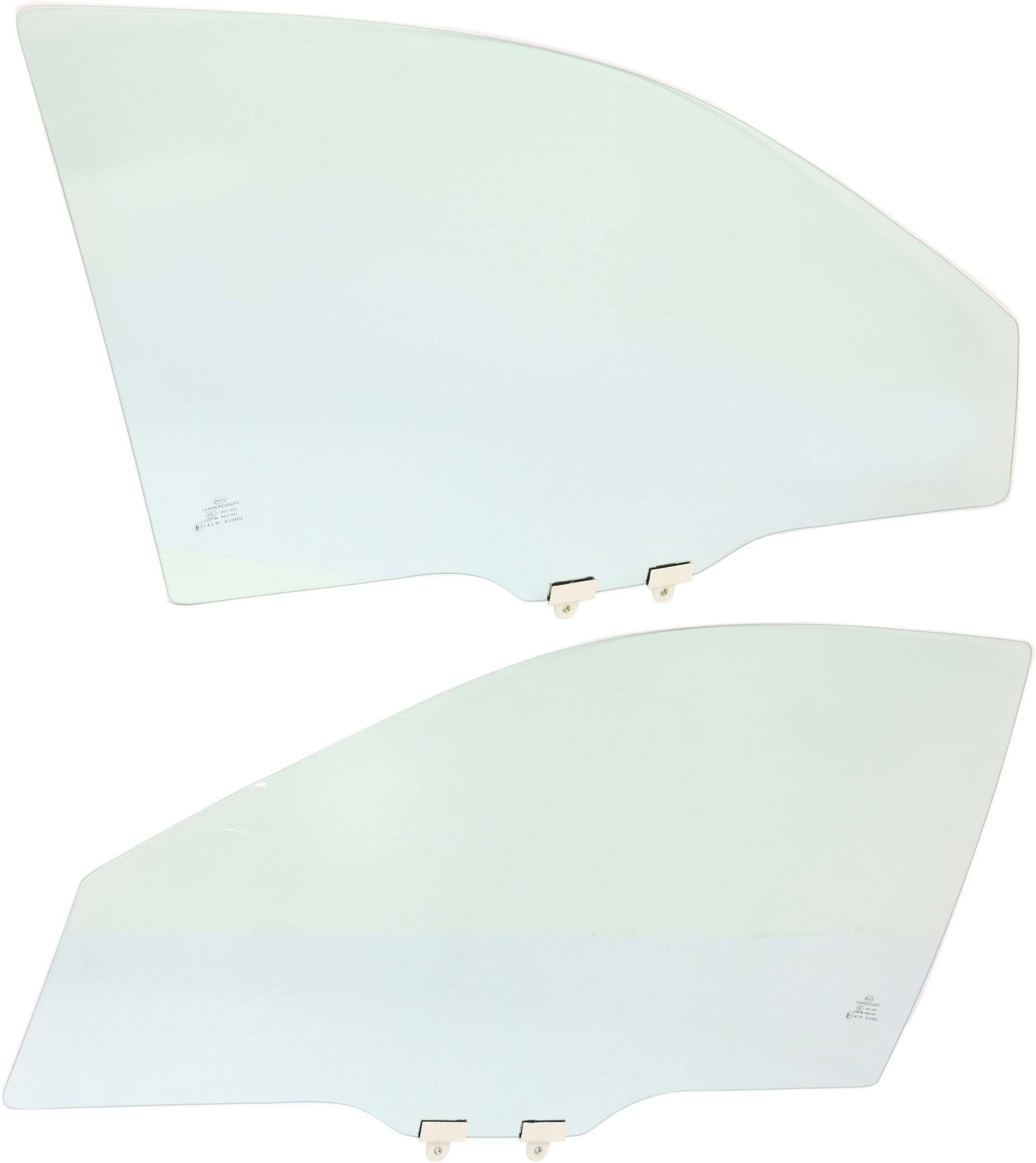 AM ACCORD 03-07 FRONT DOOR GLASS RH and LH Clear 4 Door USA Built DX LX 4Cyl with Clip SKU SET REPH480107 OEM 73300SDAA10-73300SDCA01 FD2180
