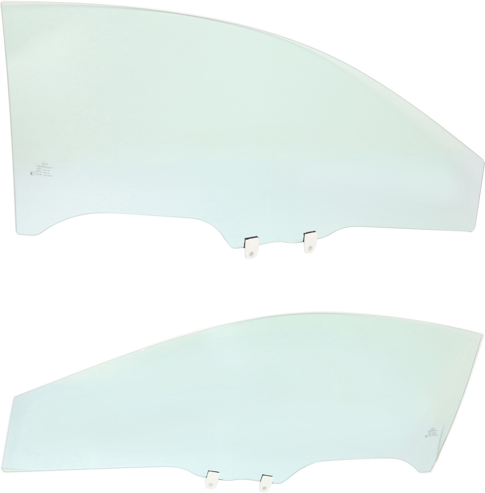 AM HONDA CIVIC 06-11 FRONT DOOR GLASS RH AND LH Green Tint 2 Door SKU SET REPH480111 OEM 73300SVAA00 FD22688GTYN 73350S