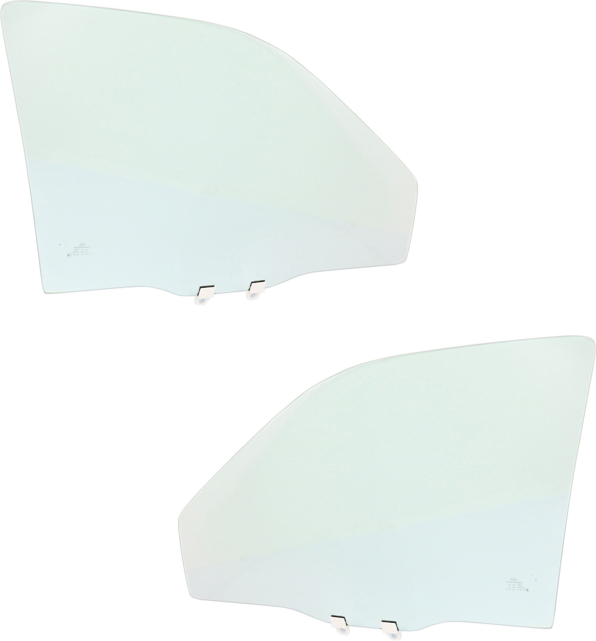 AM HONDA CIVIC 96-00 FRONT DOOR GLASS RH AND LH Green Tint 4 Door Sedan SKU SET REPH480113 OEM 73300SNAA01 FD05577GTYN 73350S