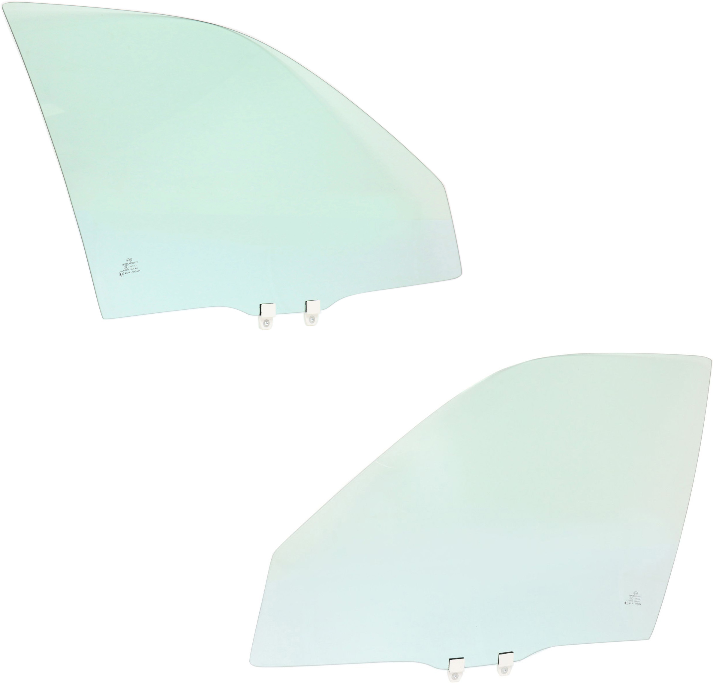 AM HONDA CR V 02-06 FRONT DOOR GLASS RH AND LH Green Tint SKU SET REPH480119 OEM 73300S9A900 FD21571GTYN 73350S