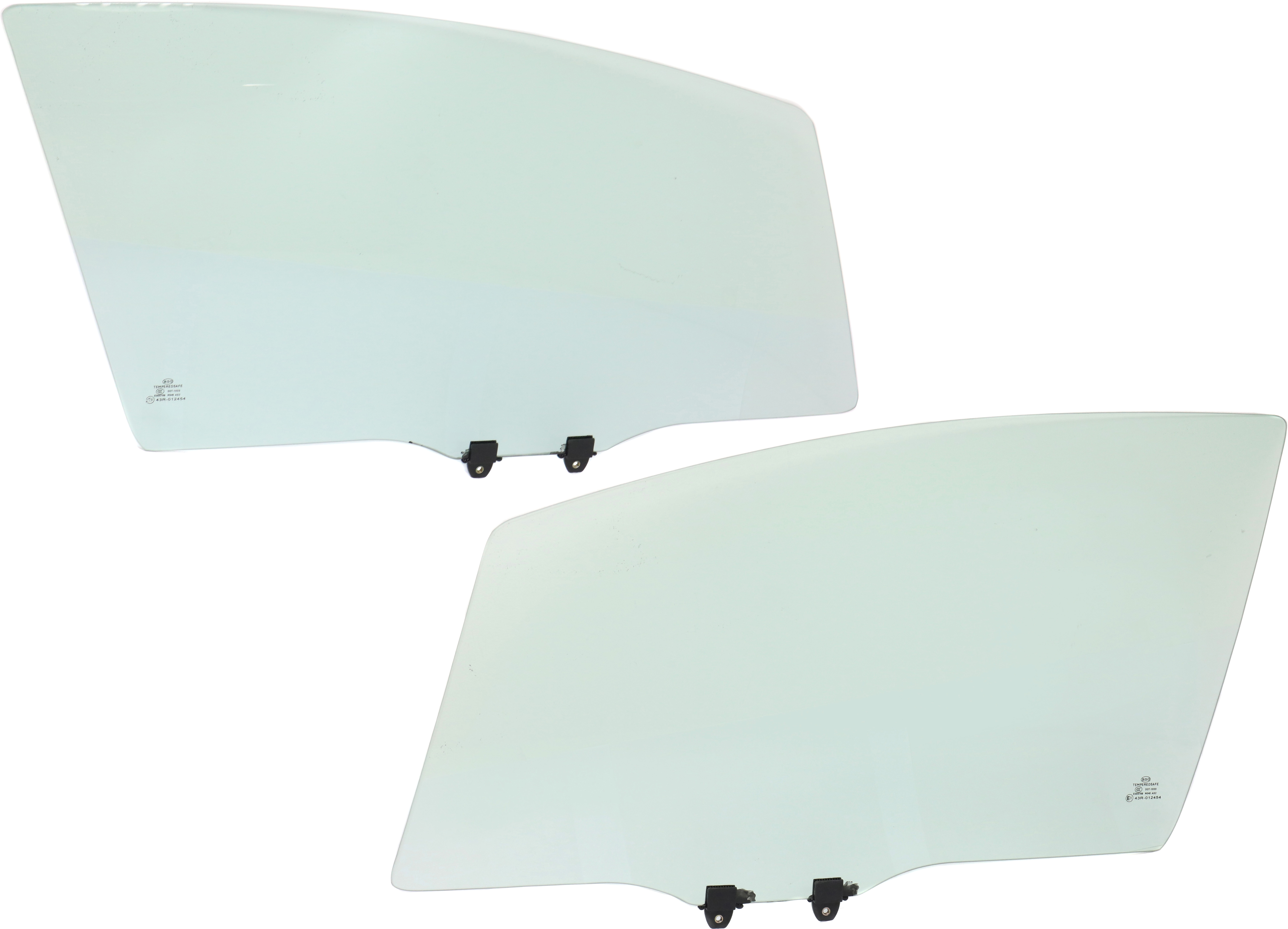 AM FIT 15-20 FRONT DOOR GLASS RH AND LH Green Tint SKU SET REPH480133 OEM 73300T5R305 FD26262GTYN 73350T