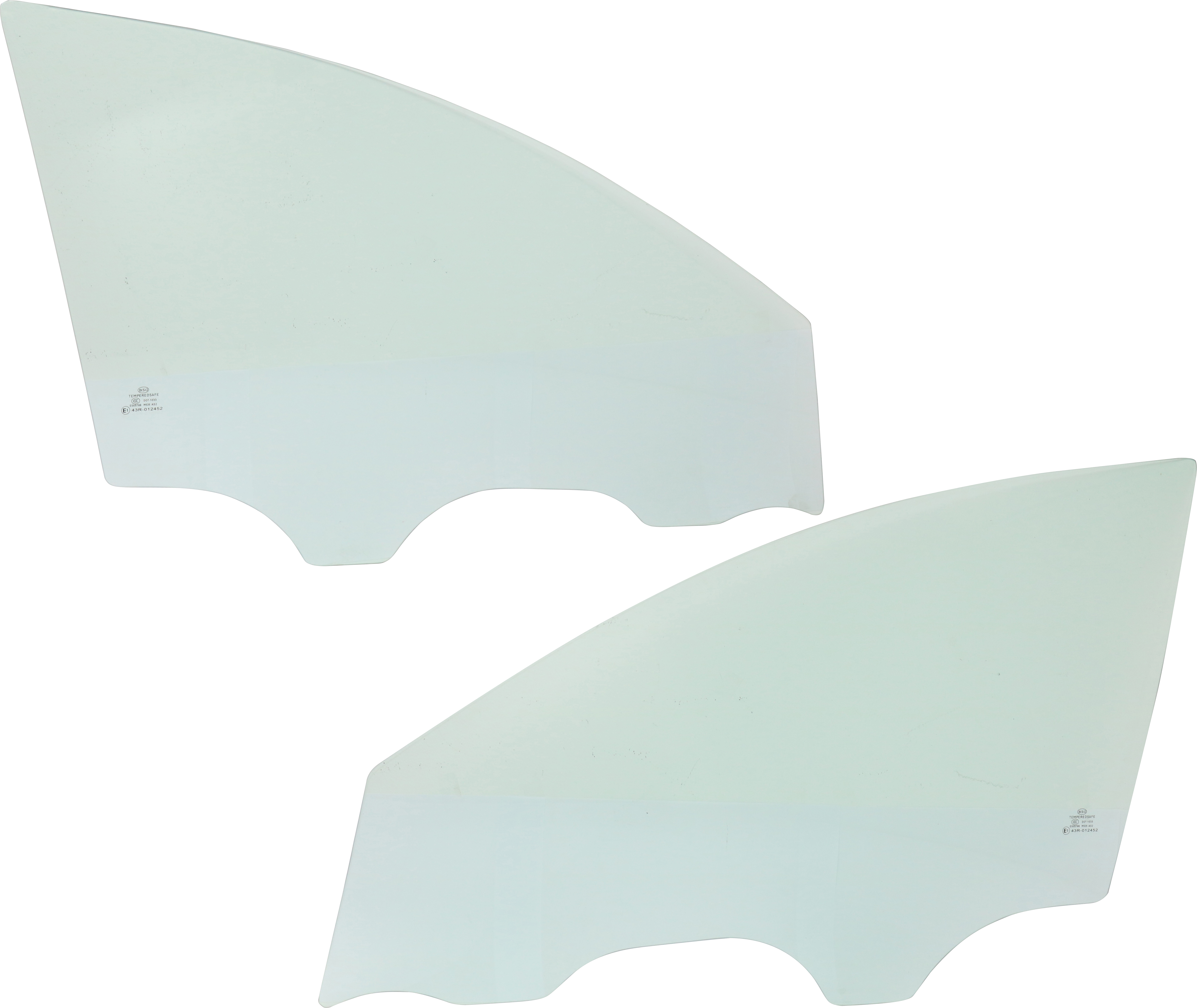 AM ELANTRA 09-12 FRONT DOOR GLASS RH AND LH Clear 4 Door Hatchback Wagon SKU SET REPH480139 OEM 824212L210 FD24216GTNN 824112L
