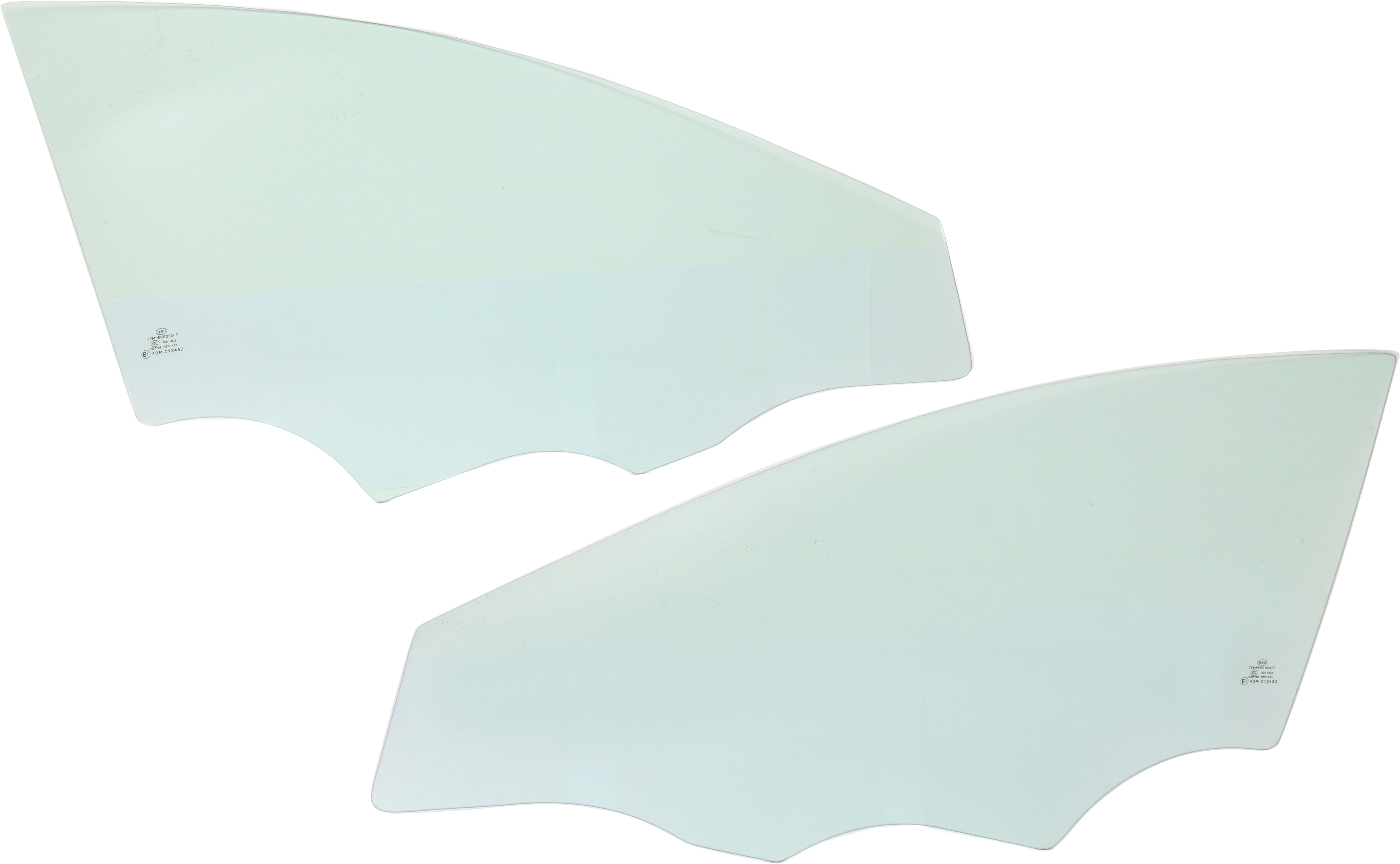AM ELANTRA 11-16 FRONT DOOR GLASS RH AND LH Green Tint 4 Door Sedan SKU SET REPH480141 OEM 824213X020 FD24997GTNN 824213X