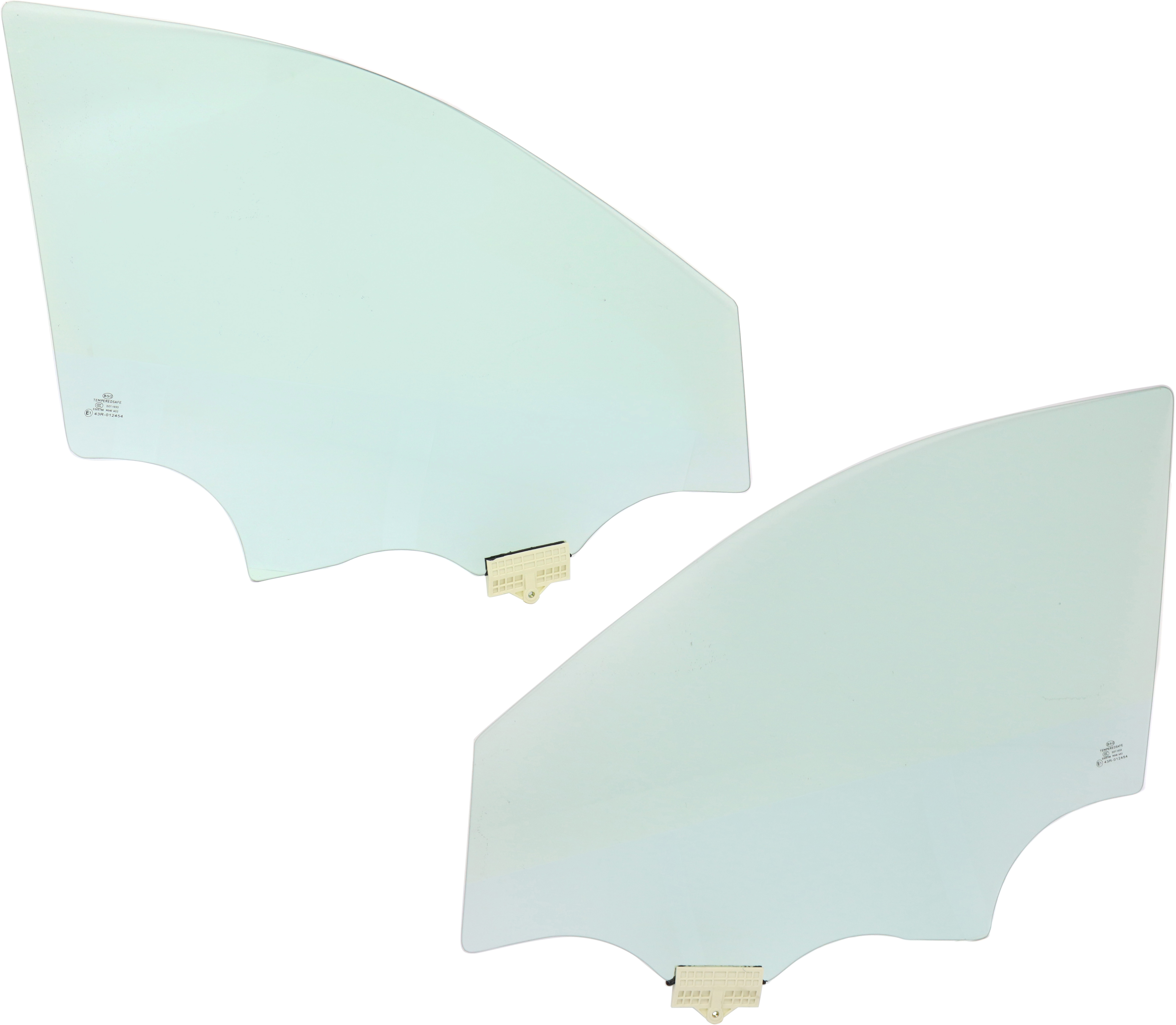 AM SANTA FE SANTA FE SPORT 13-18 FRONT DOOR GLASS RH AND LH Green Tint SKU SET REPH480143 OEM 824102W020 FD25738GTYN 824102W