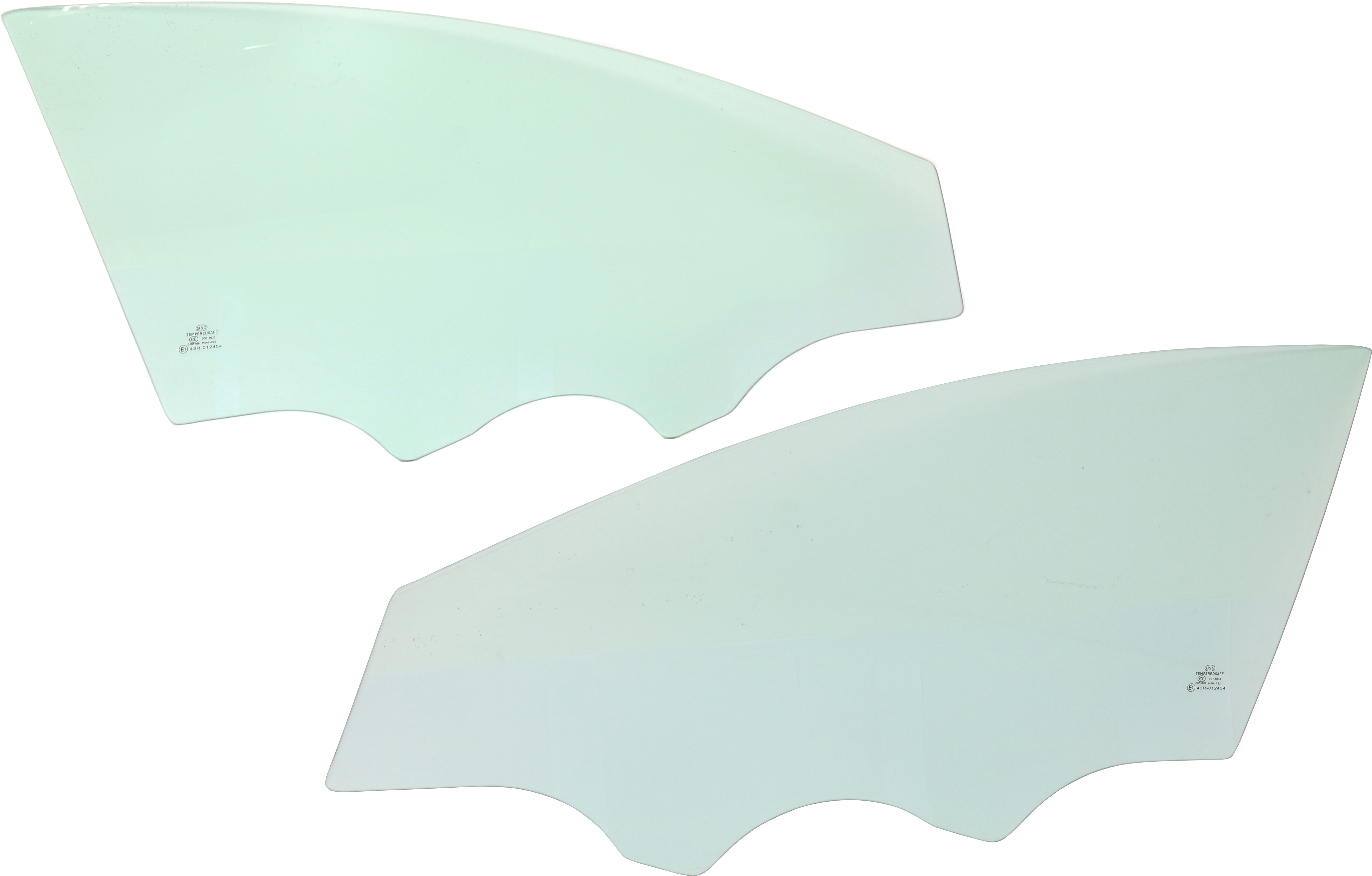 AM SONATA 11-15 FRONT DOOR GLASS RH AND LH Green Tint 11-14 Non Hybrid Model SKU SET REPH480145 OEM 824213S010 FD24681GTNN 824113Q