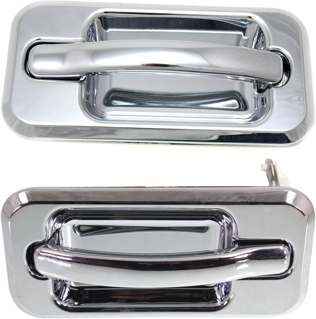 AM H2-03-09 REAR EXTERIOR DOOR HANDLE RH AND LH All Chrome SKU SET REPH491313C OEM 15771359 PFM 15104796 PFM