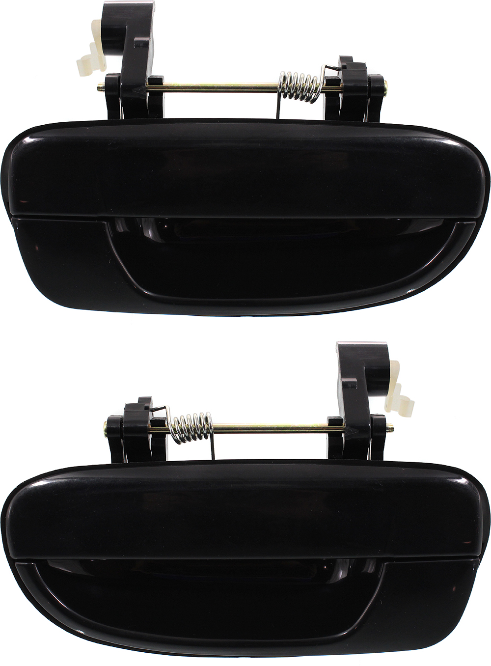 AM ACCENT 00-06 REAR EXTERIOR DOOR HANDLE RH AND LH Smooth Black Hatchback Sedan SKU SET REPH491359 Partslink HY1521117 HY1520117 OEM 8366025000CA 8365025000CA
