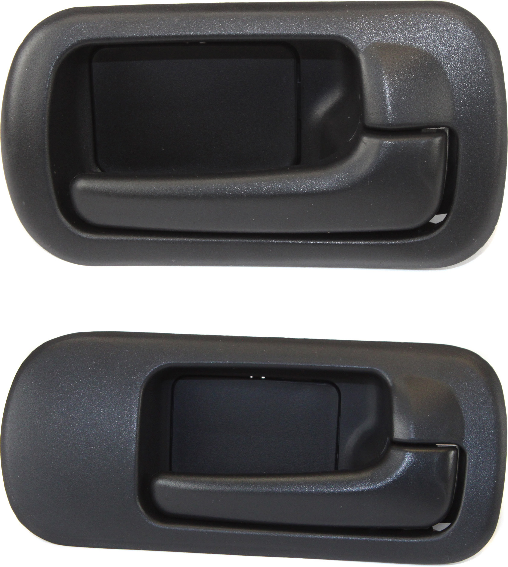 AM CIVIC 01-05 FRONT AND REAR DOOR HANDLE RH Inside Set of 2 Textured Black Sedan DX EX GX LX VP Models SKU SET REPH491501-2 Partslink HO1553114 HO1353127 OEM 72620S5A003ZA 72120S5A003ZA