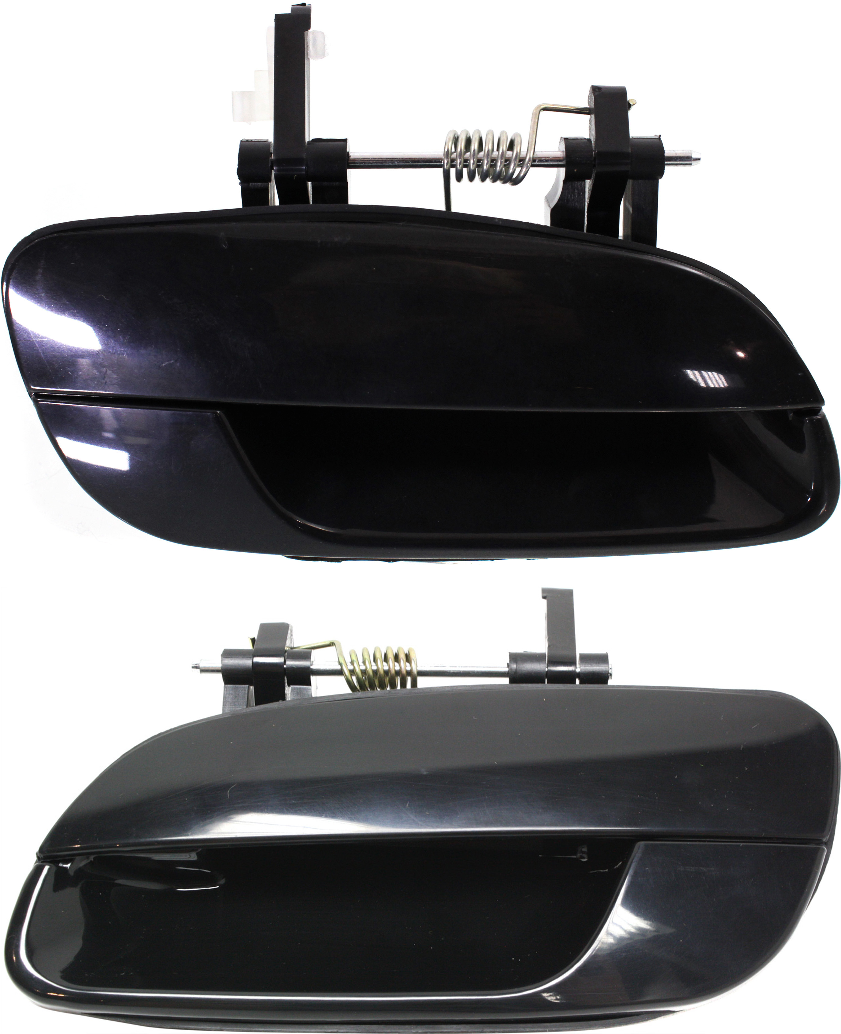 AM ELANTRA 01-06 REAR EXTERIOR DOOR HANDLE RH AND LH Smooth Black Set of 2 SKU SET REPH491543 Partslink HY1521102 HY1520102 OEM 836602D000-836502D000