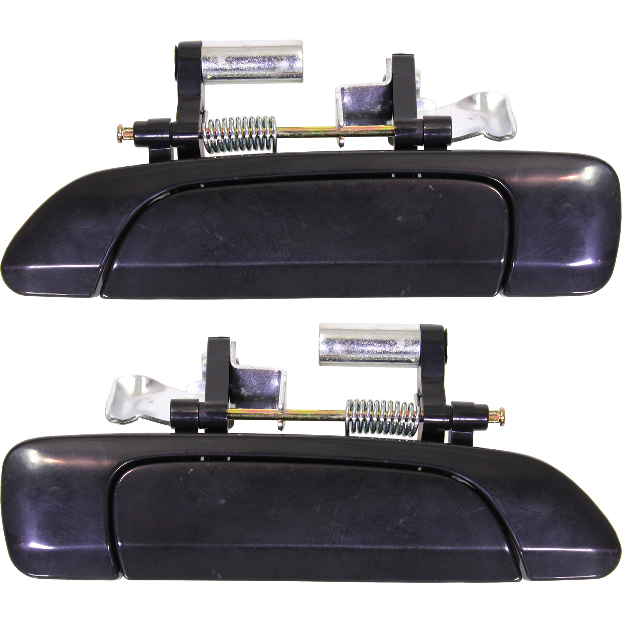 AM CIVIC 01-05 REAR EXTERIOR DOOR HANDLE RH AND LH Smooth Black SKU SET REPH491559 Partslink FDH010060 FDH010059 OEM 72640S5DA01-72680S5DA01