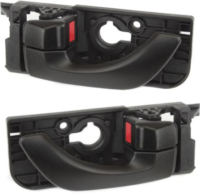 AM SONATA 08-10 REAR INTERIOR DOOR HANDLE RH AND LH Textured Black SKU SET REPH491587 Partslink HY1553109 HY1552109 OEM 836203K520HZ 836103K520HZ
