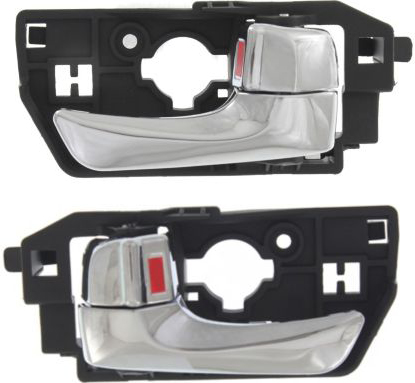 AM SONATA 08-10 REAR INTERIOR DOOR HANDLE RH AND LH Chrome SKU SET REPH491589 Partslink HY1553110 HY1552110 OEM 836203K530CR 836103K530CR