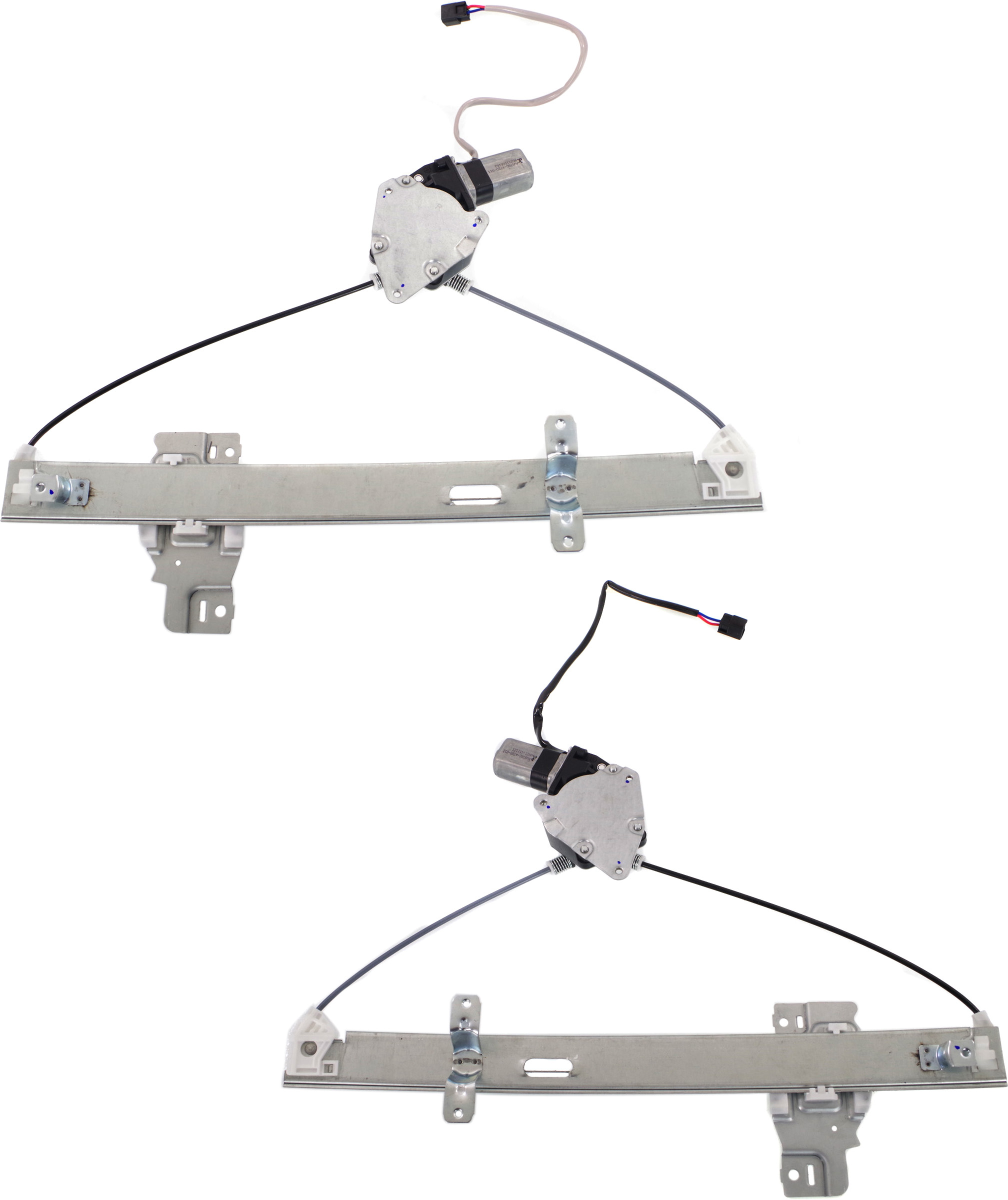 AM PASSPORT 98-02 RODEO 98-04 REAR WINDOW REGULATOR RH AND LH Power With Motor SKU SET REPH491753 Partslink IZ1551102 IZ1550102 OEM 89-725-445-418-972-500-000
