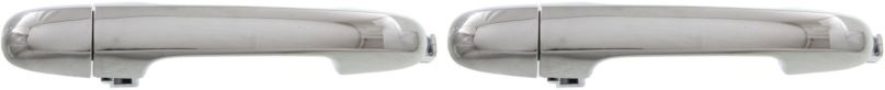 AM ELANTRA 07-12 REAR EXTERIOR DOOR HANDLE RH AND LH All Chrome w o Keyhole Handle+Cover =FRONT RH SKU SET REPH494715-2 OEM 826512H010-826522H030