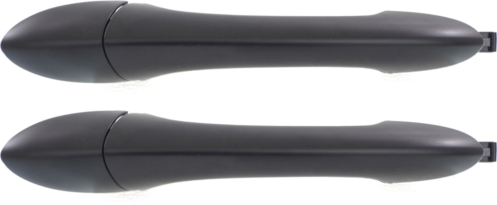 AM SONATA 11-15 REAR EXTERIOR DOOR HANDLE RH AND LH Primed Black w Keyhole Plastic SKU SET REPH494720-2 OEM 826513S000-836523S000