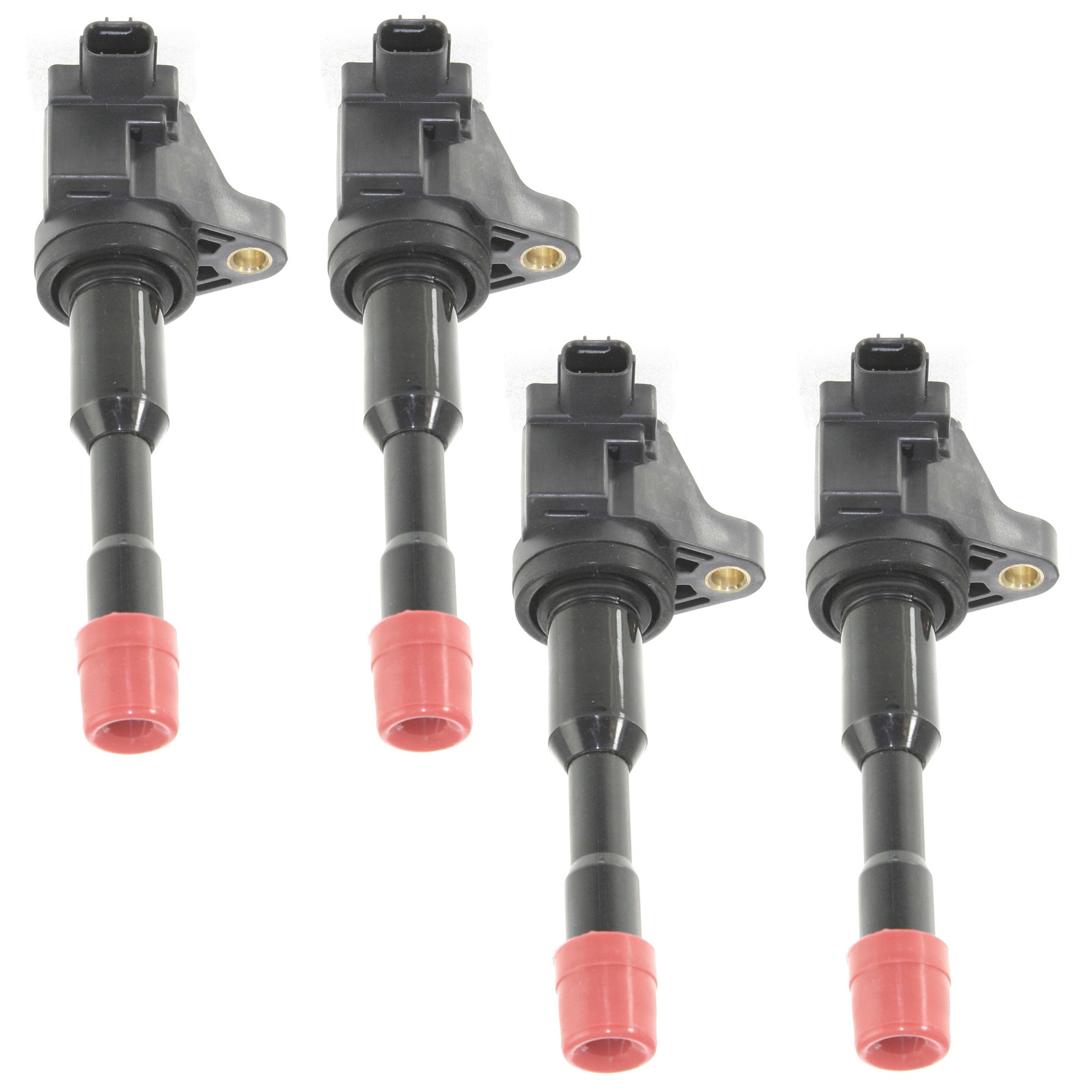 AM CIVIC 03-09 IGNITION COIL Set of 4-12 Volts Blade Type 3 Prong Male Terminal Coil Pack Style SKU SET REPH504611-4