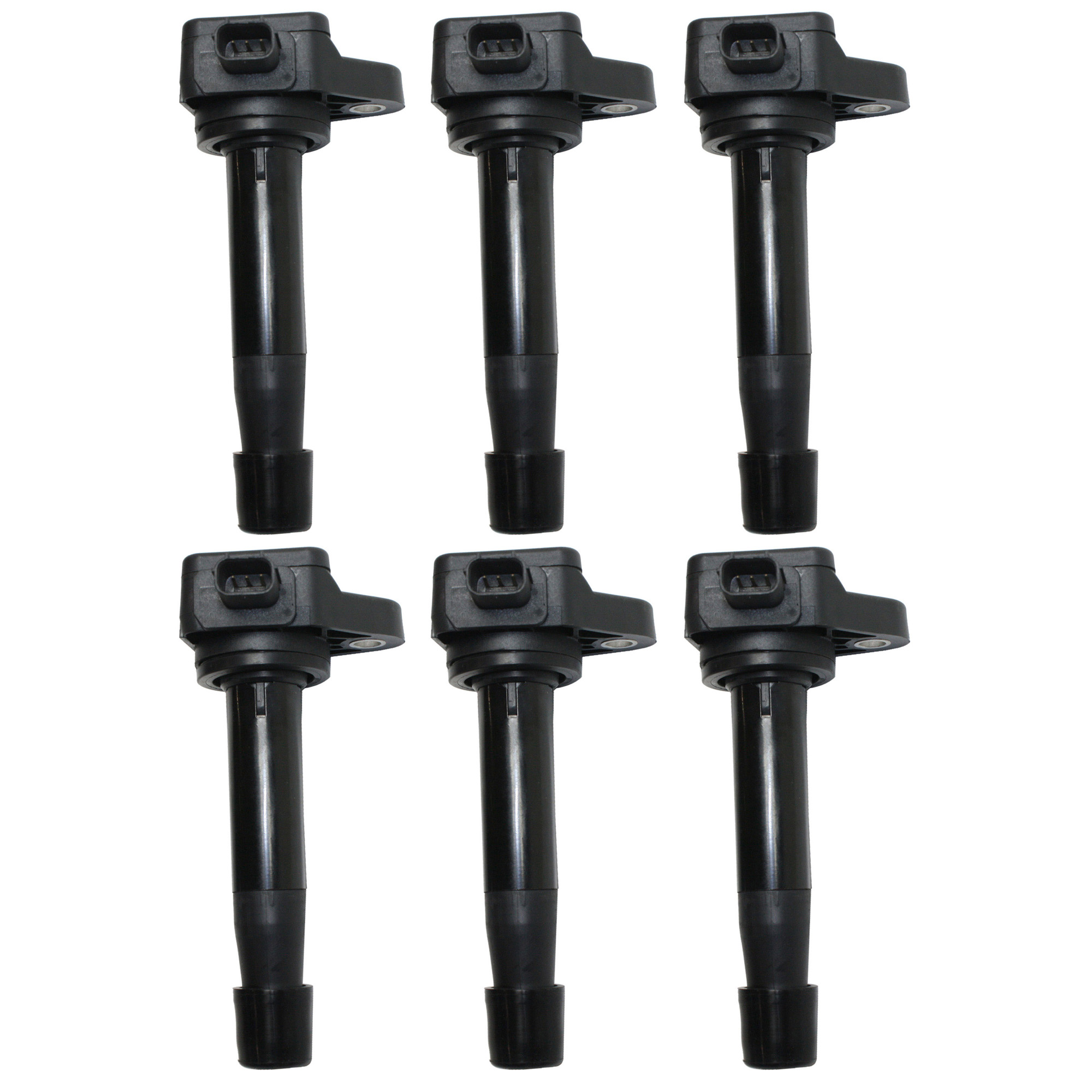 AM ACCORD 08-12 ODYSSEY 08-17 IGNITION COIL 12 Volts Blade Type 3 Male Terminals Direct Ignition Set of 6 SKU SET REPH504625-6 OEM 49020-50190-230182-250190-3681