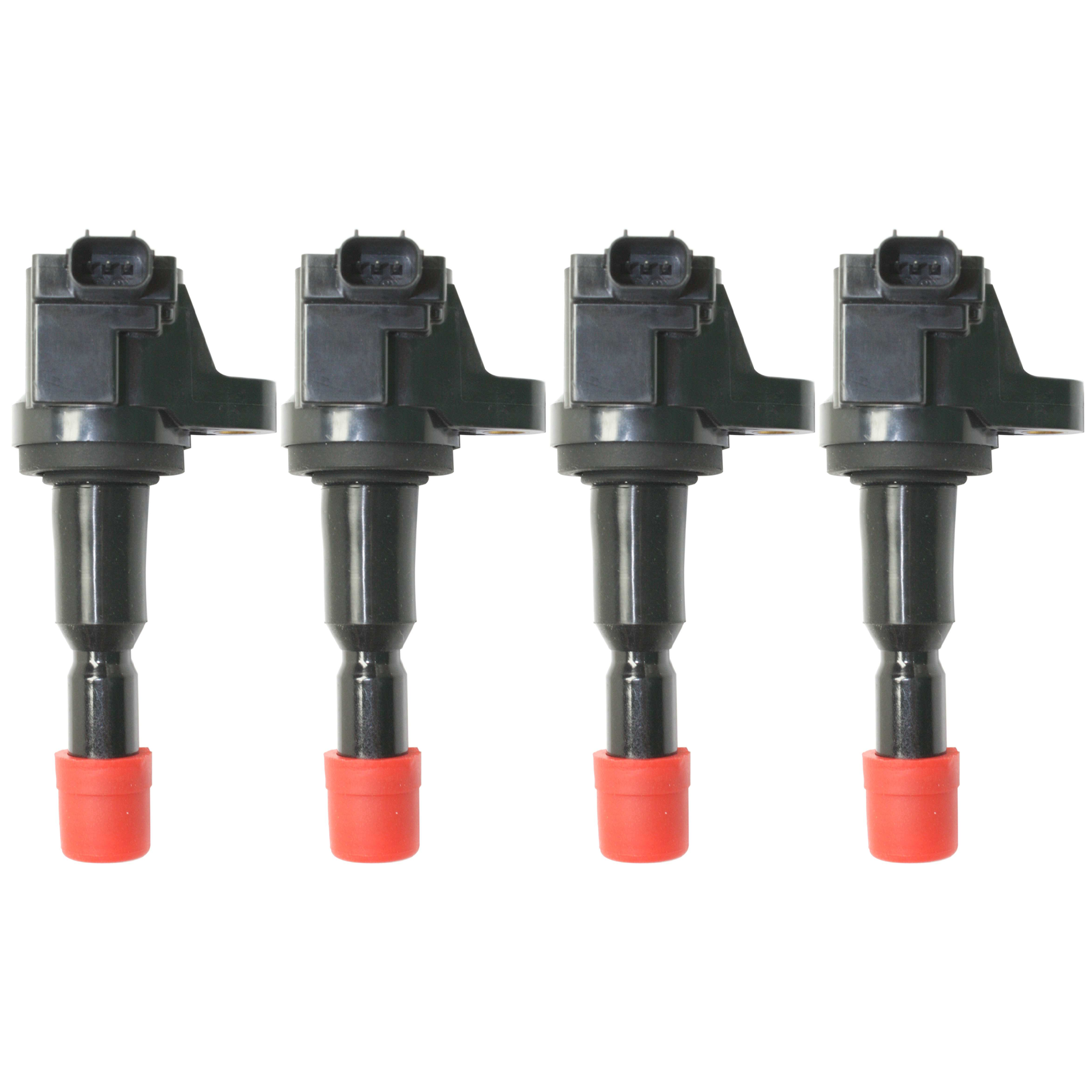 AM FIT 09-14 CR Z 11-16 IGNITION COIL Set of 4-4 Cyl 1.5L 3 Male Terminals Blade Type Valve Cover Mounting Location SKU SET REPH504632-4 OEM 30520RB0S01